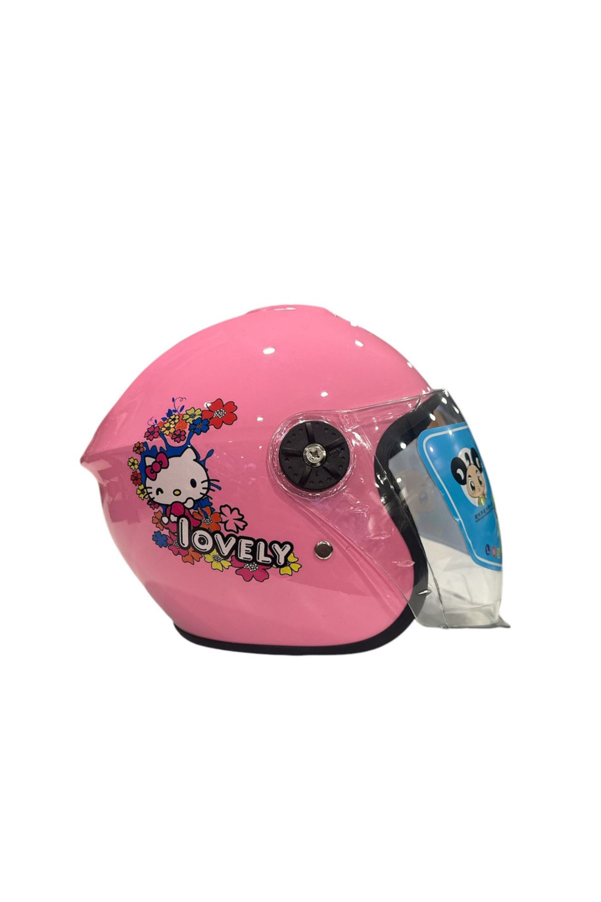Hello Kitty Desenli Pembe Çocuk Kaskı - 1