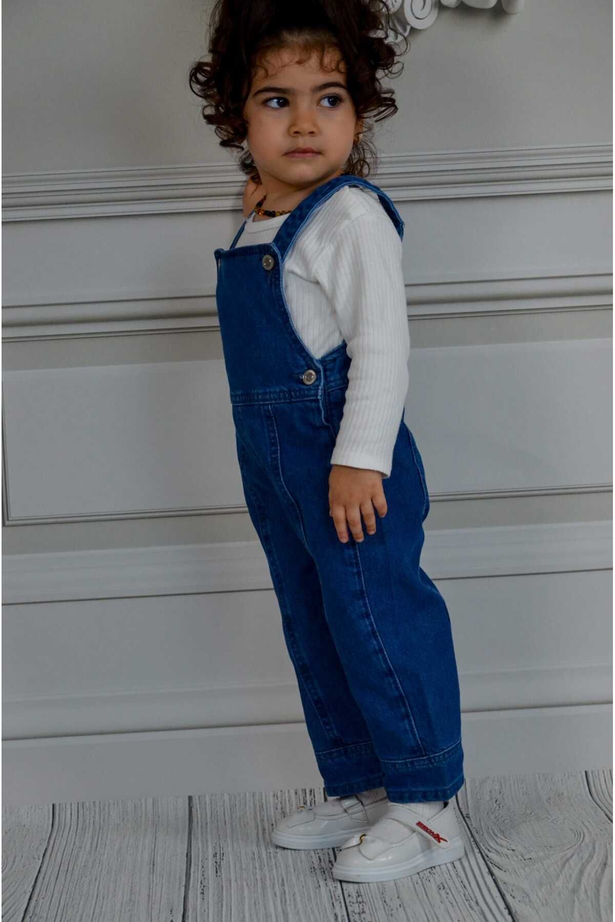 Ede Tekstil-Girl's Jeans Slopet Blue Denim 3