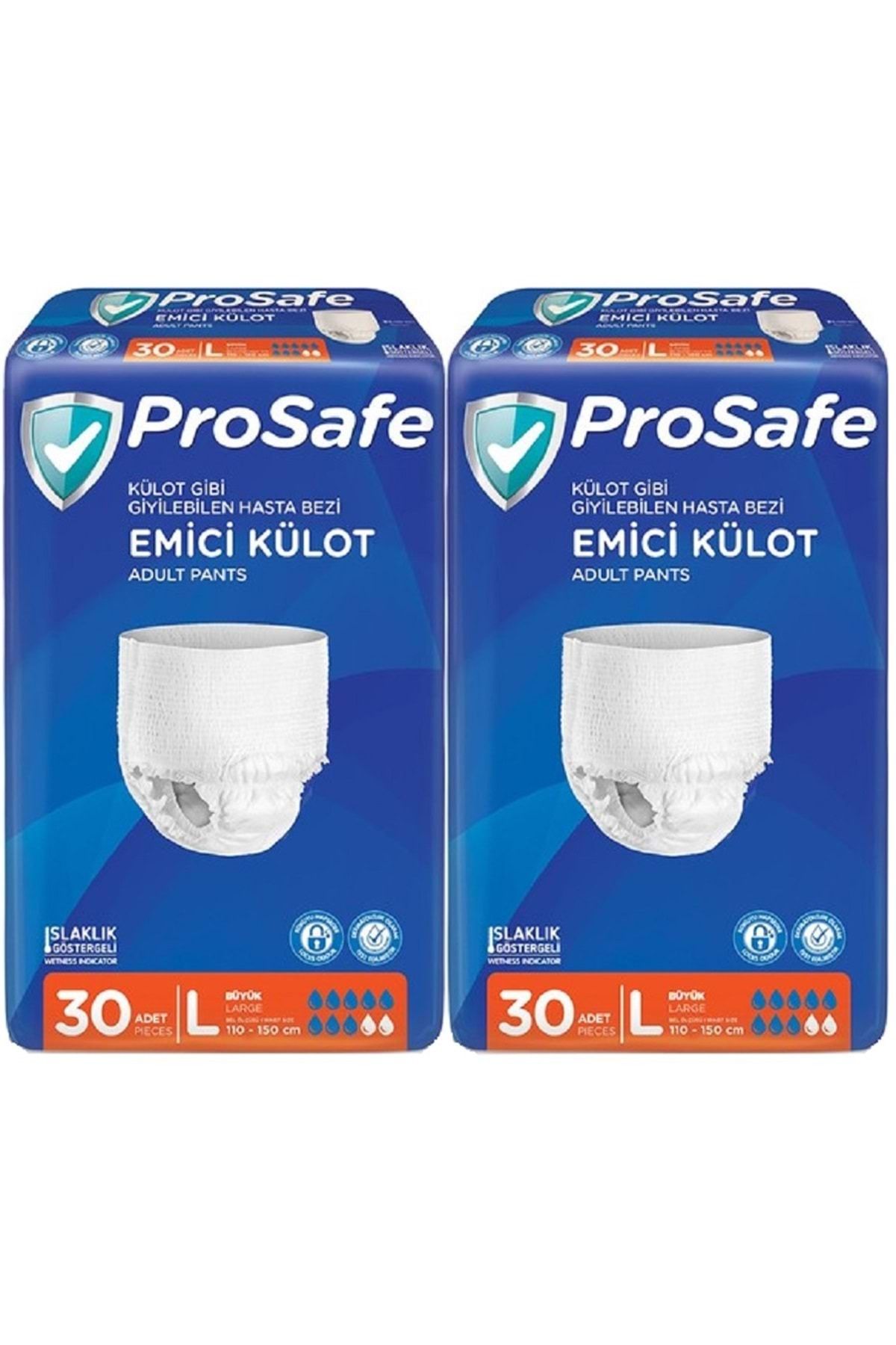 PROSAFE Emici Külot Hasta Bezi Büyük-Large 60 Adet (2PK*30)