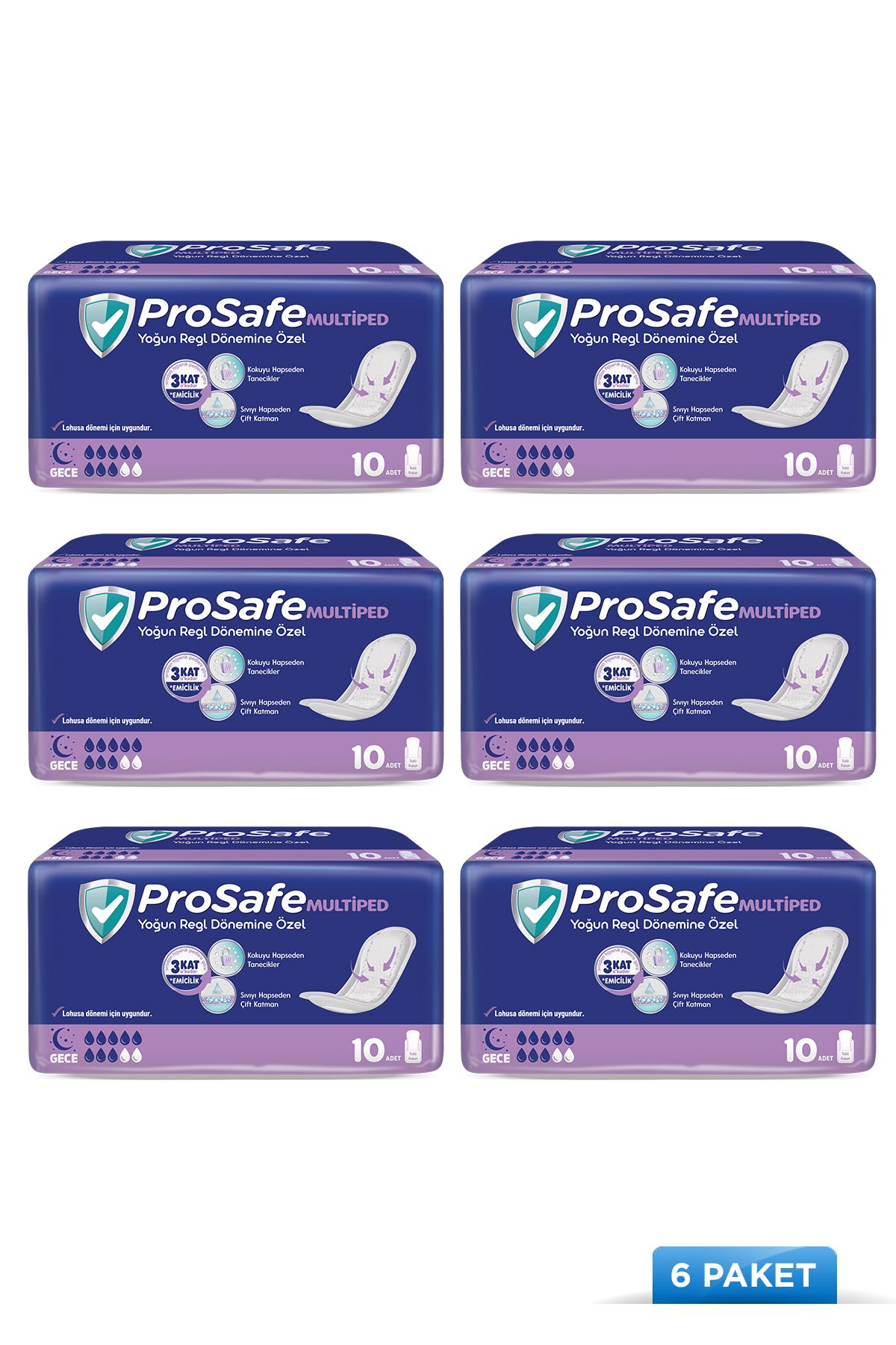 PROSAFE Multiped Gece 10'lu X6