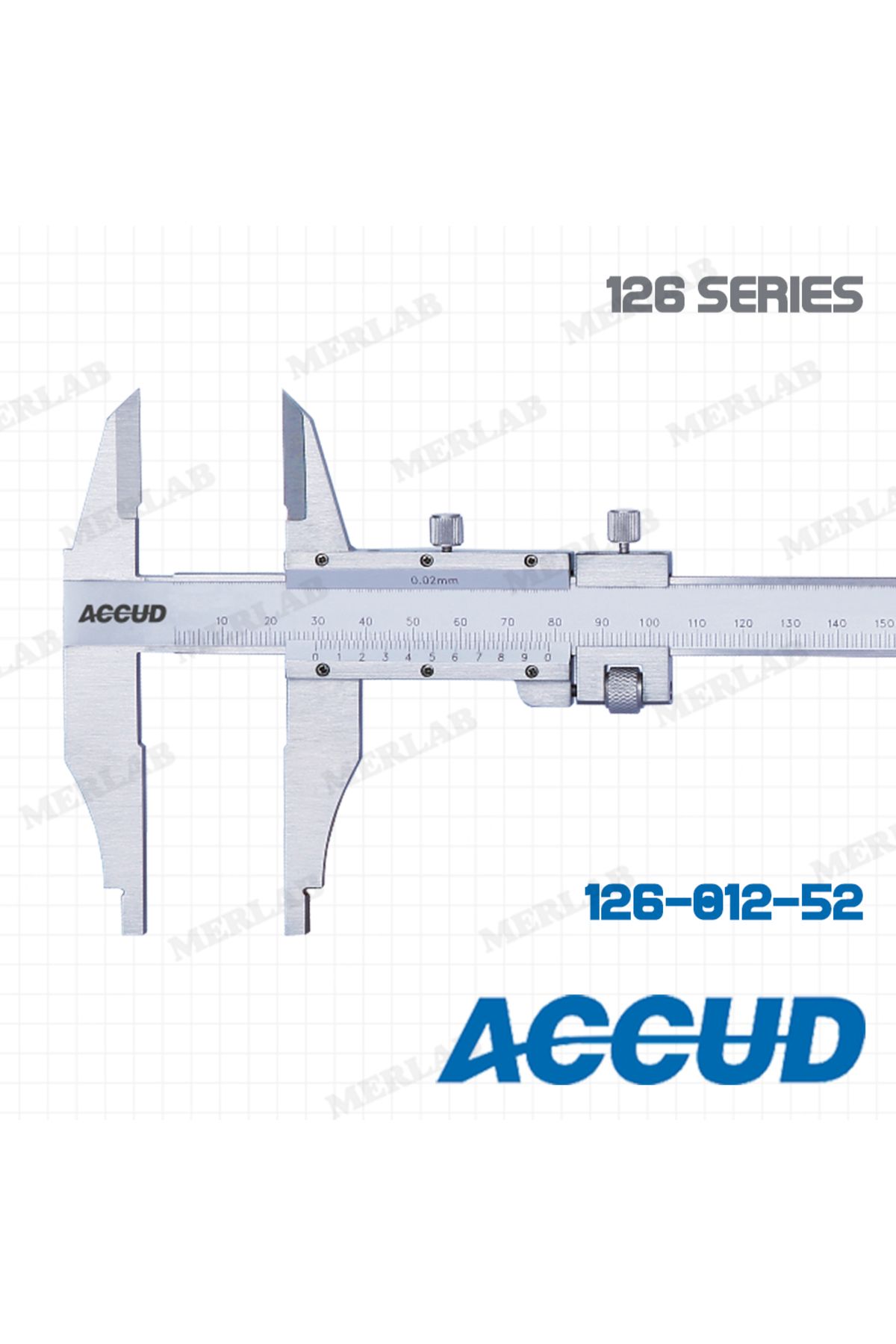 ACCUD 126 Serisi Sürmeli Mekanik Kumpas Kod: 126-012-52