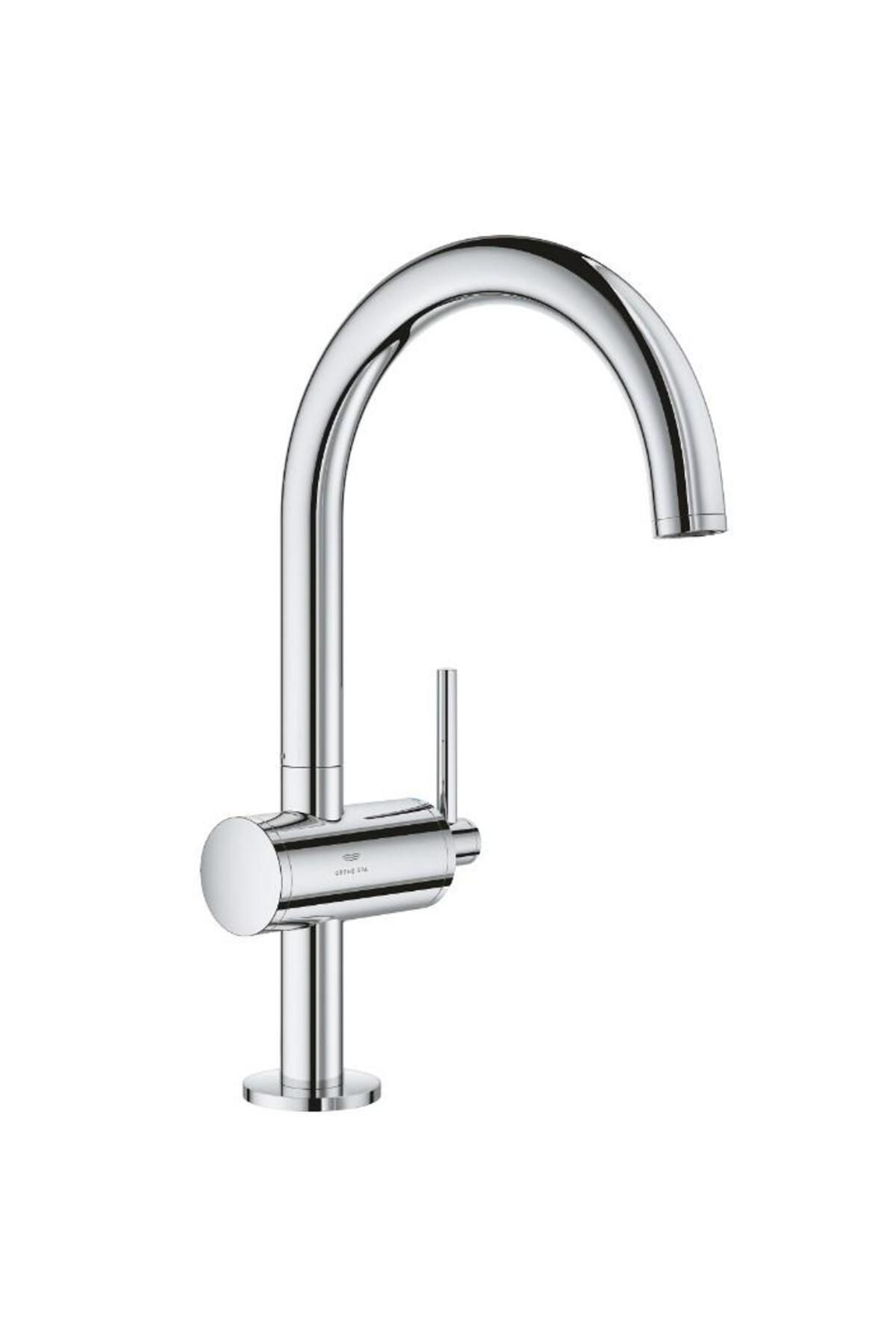 Grohe-صنبور حوض أتريو بجهاز تحكم عن بعد 1/2 بوصة مقاس L - 24362000 1