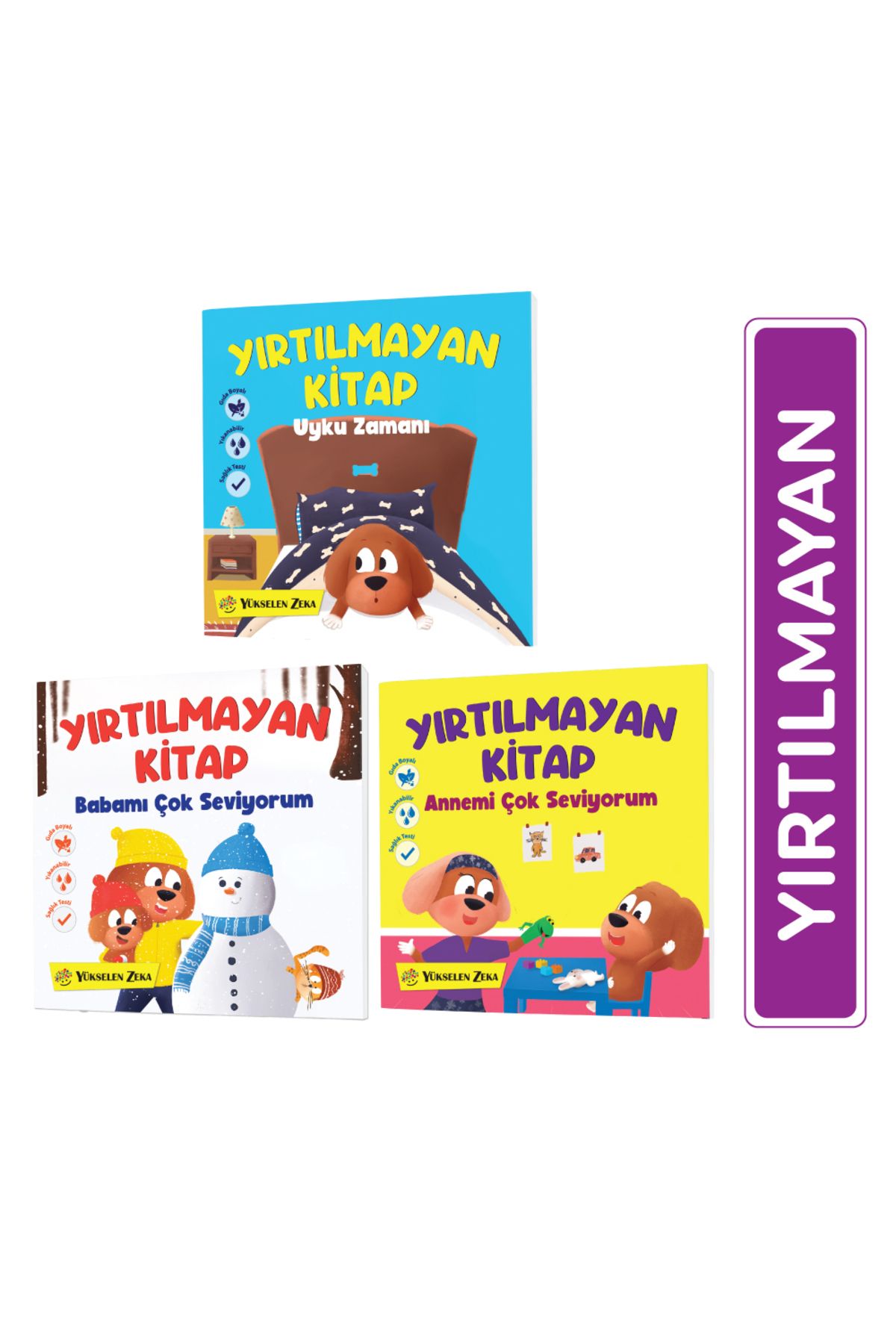 yükselen zeka Yırtılmayan Kitap Seti - Ceviz