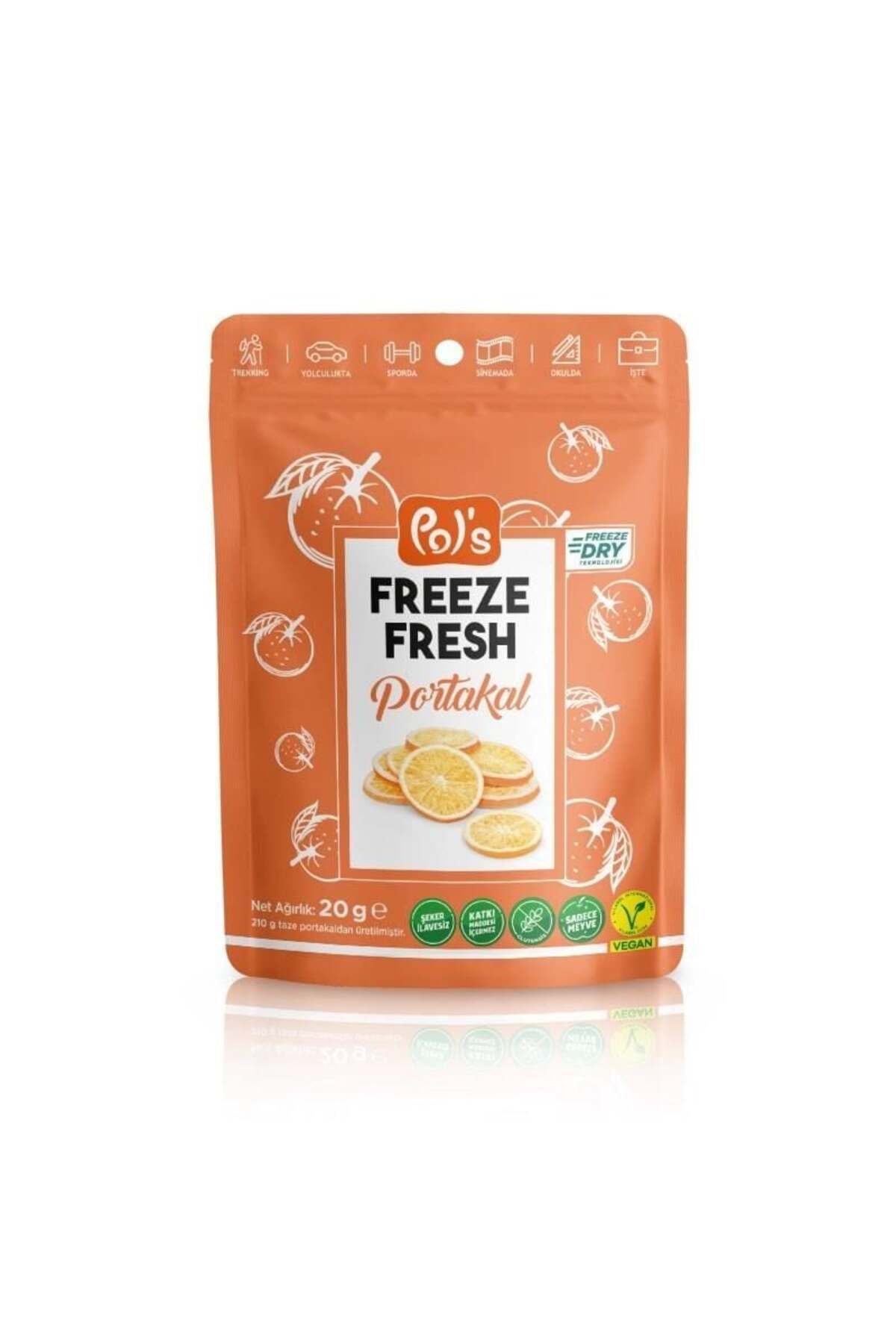 Easy Tedarik Pols Freeze Fresh Dondurularak Kurutulmuş Portakal 20g