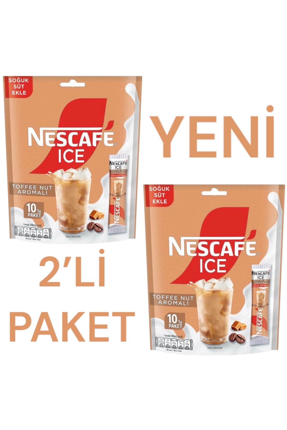 Nescafe Ice Toffee Nut Aromalı İkili Avantaj Paketi Nescafe