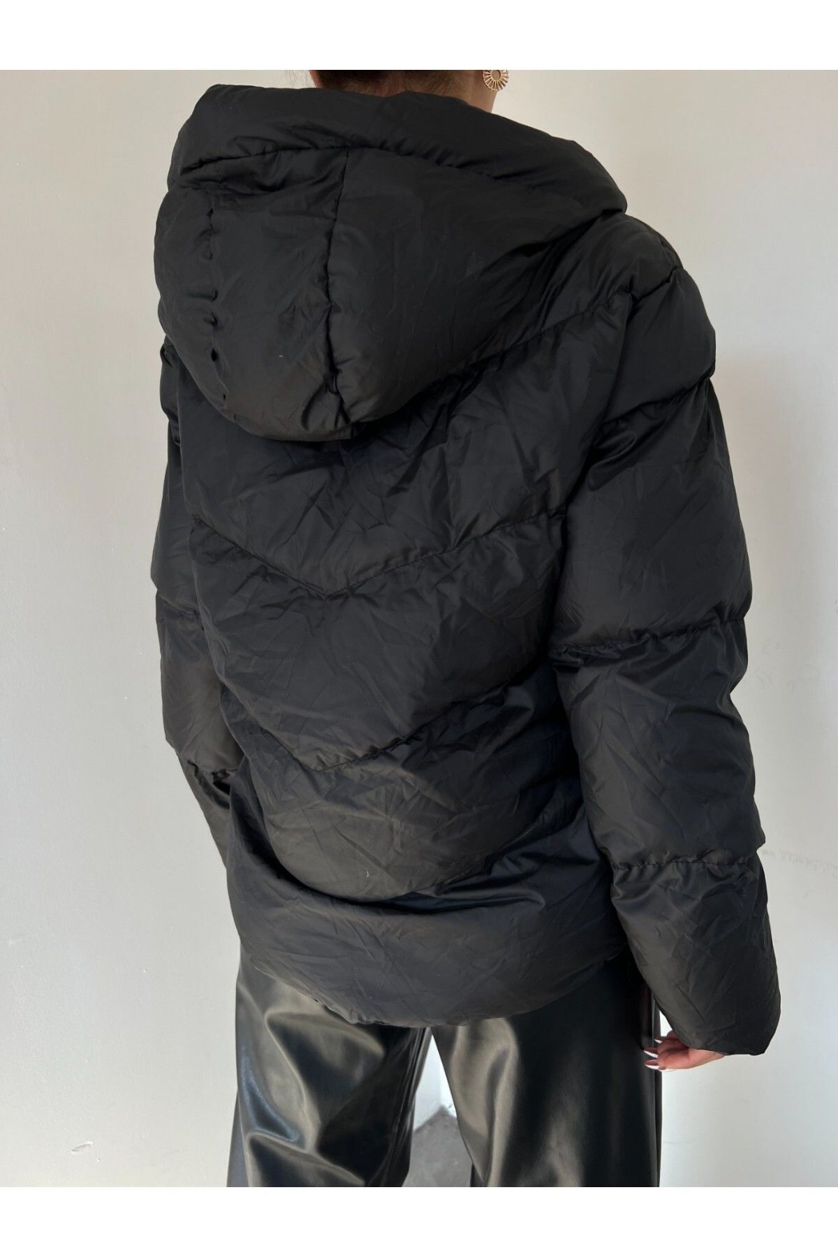 Modamorfo-Zippered and Hooded Fixed Winter Coat 4