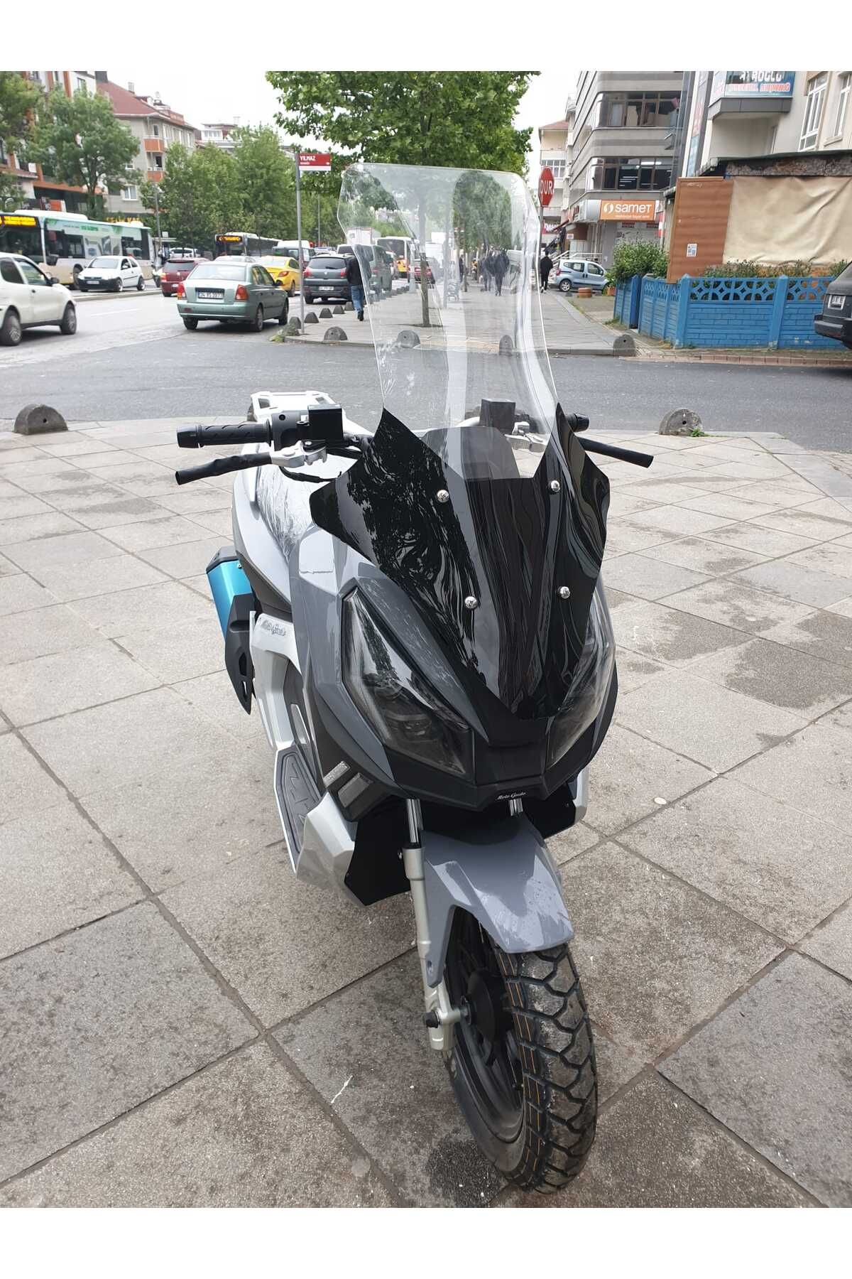 Moto Gusto Dream 150 Siperlik Ön Cam 2023-2025 Model 78cm şeffaf Renkli 4mm UZUN CAM