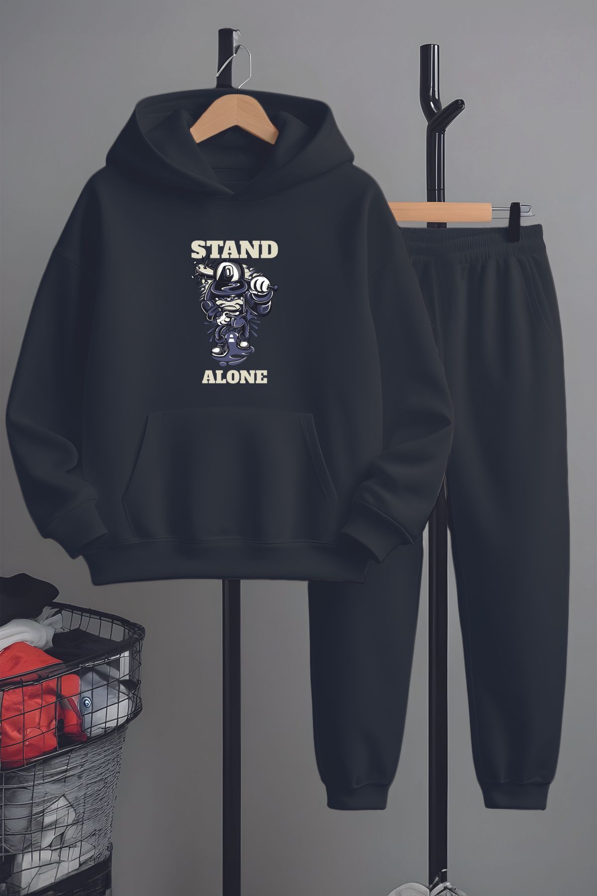 MYADA Set De Trening De Sus Și De Jos Cu Imprimeu Astronaut Premium 22964 Masculin - 5–6 years