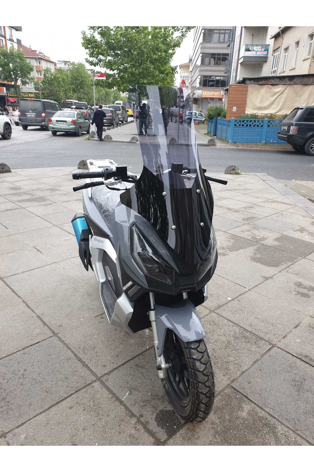 Moto Gusto Dream 150 Siperlik Ön Cam 2023-2025 Model 78cm Füme Renkli 4mm UZUN CAM