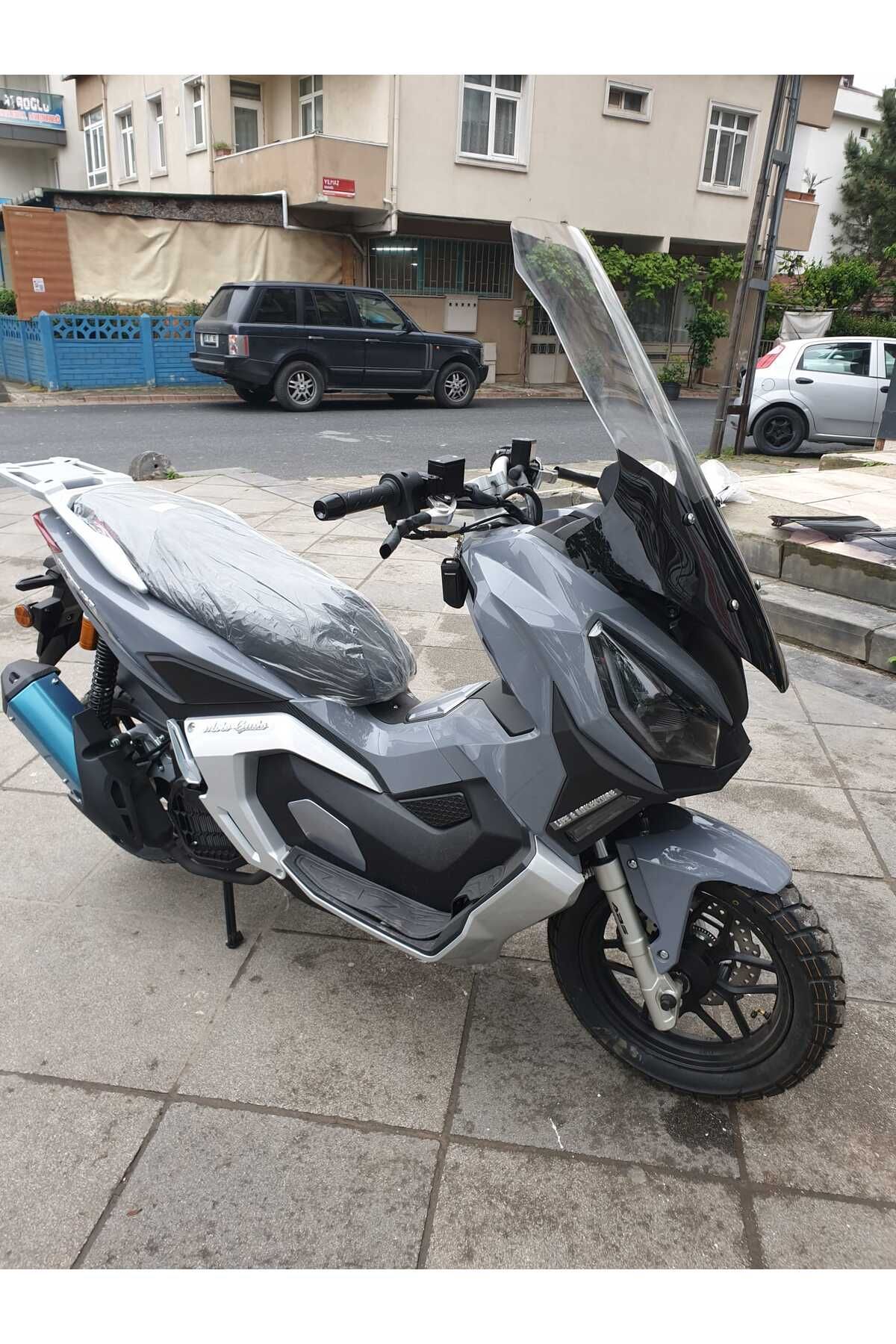 Moto Gusto Dream 150 Siperlik Ön Cam 2023-2025 Model 78cm şeffaf Renkli 4mm UZUN CAM