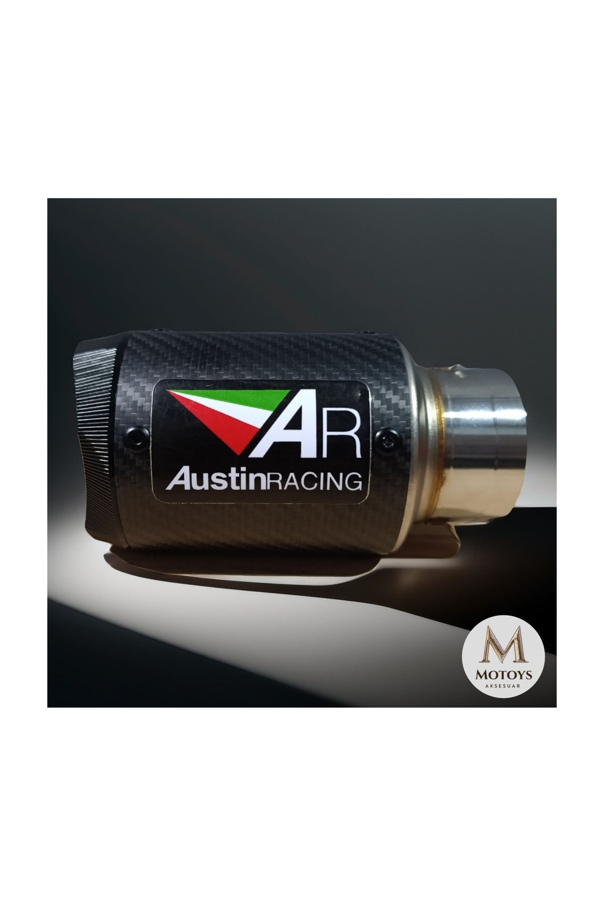 Austings Austin Racing Egzoz 60mm Karbon Siyah