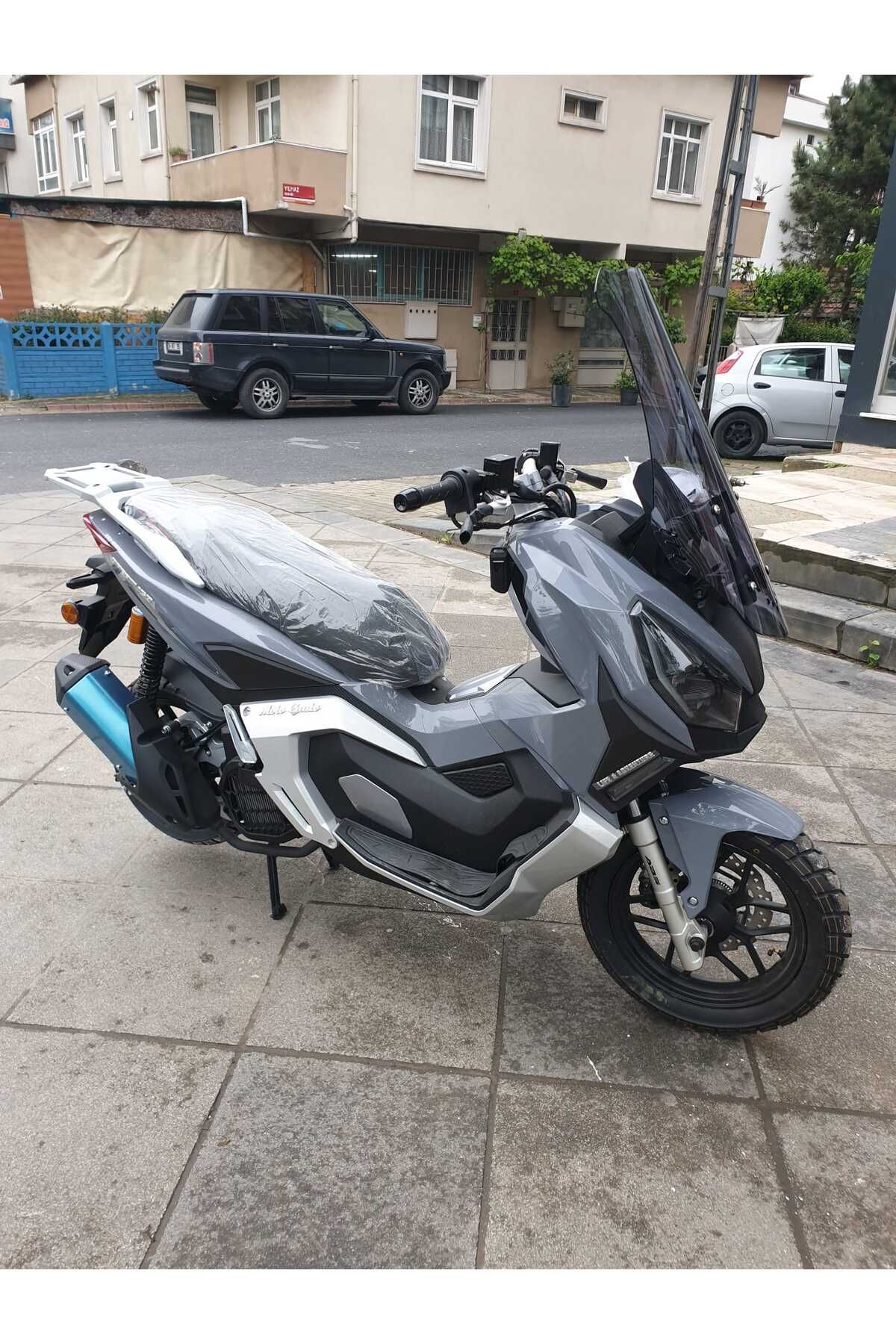 Moto Gusto Dream 150 Siperlik Ön Cam 2023-2025 Model 65cm Füme Renkli 4mm ORTA BOYLU CAM