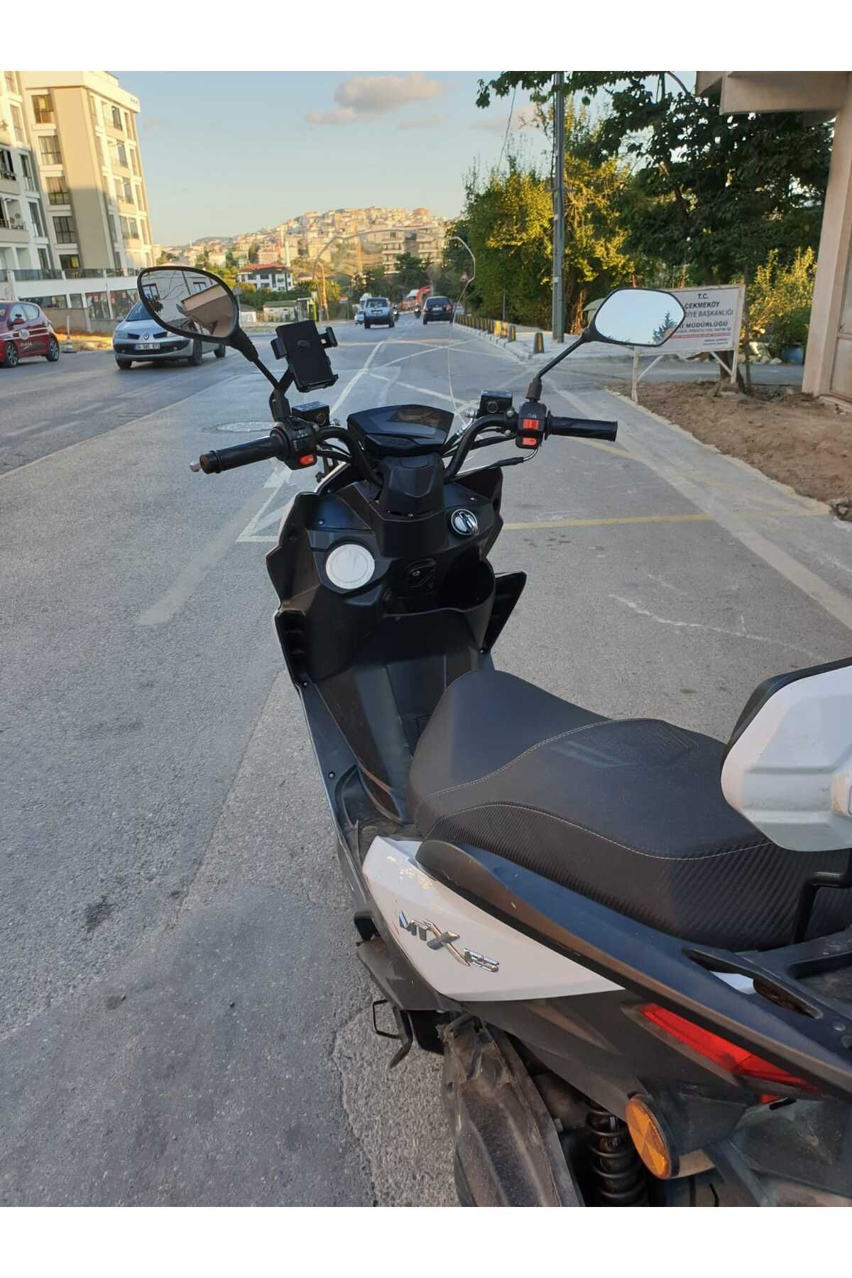 Motolüx Mtx 125 Siperlik Ön Cam 2022-2025 Model 65cm Şeffaf Renkli 4mm ORTA BOYLU CAM
