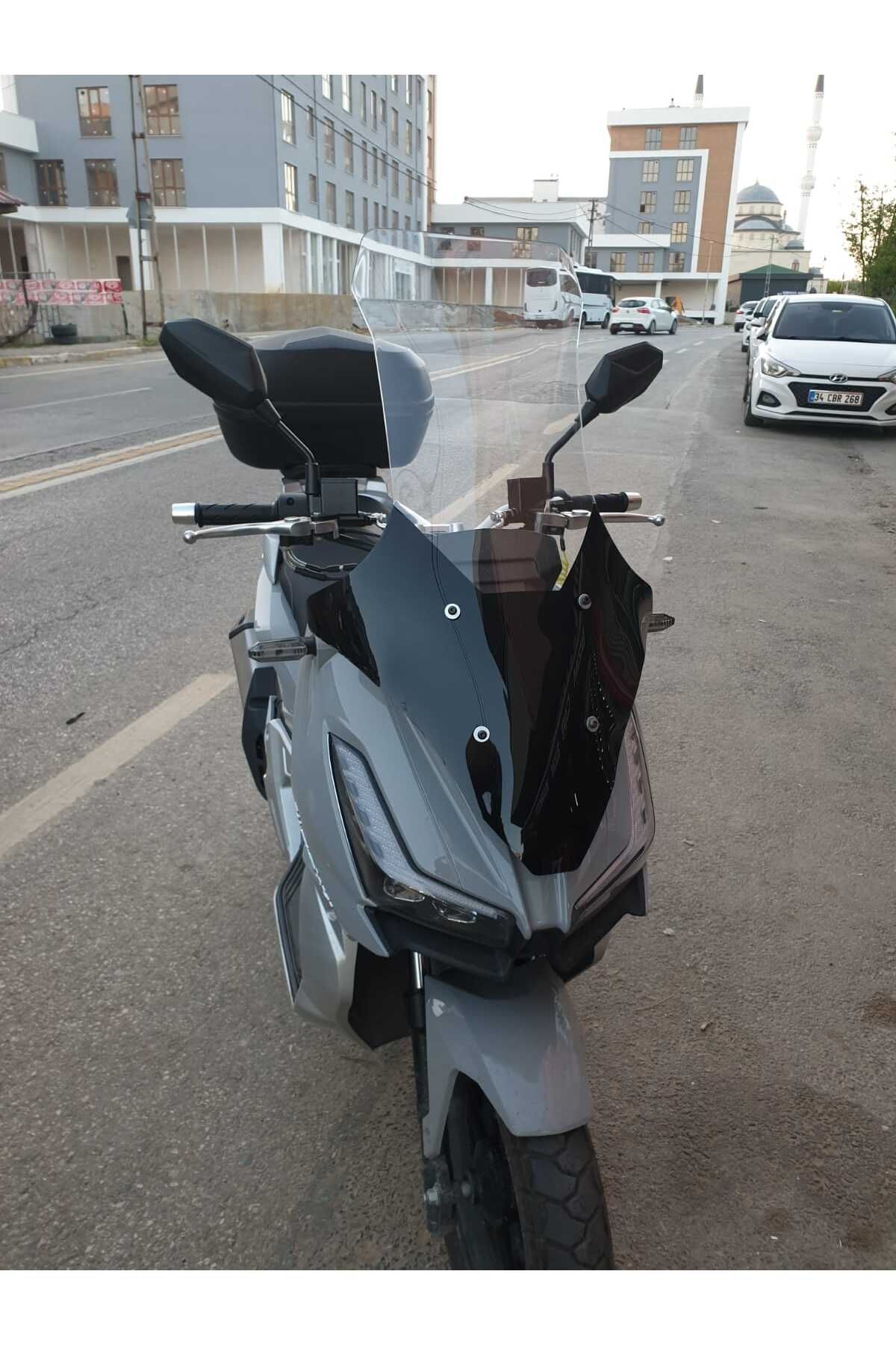 Motolüx Wow 150  Siperlik Ön Cam 2023-2025 Model 78cm şeffaf Renkli 4mm UZUN CAM