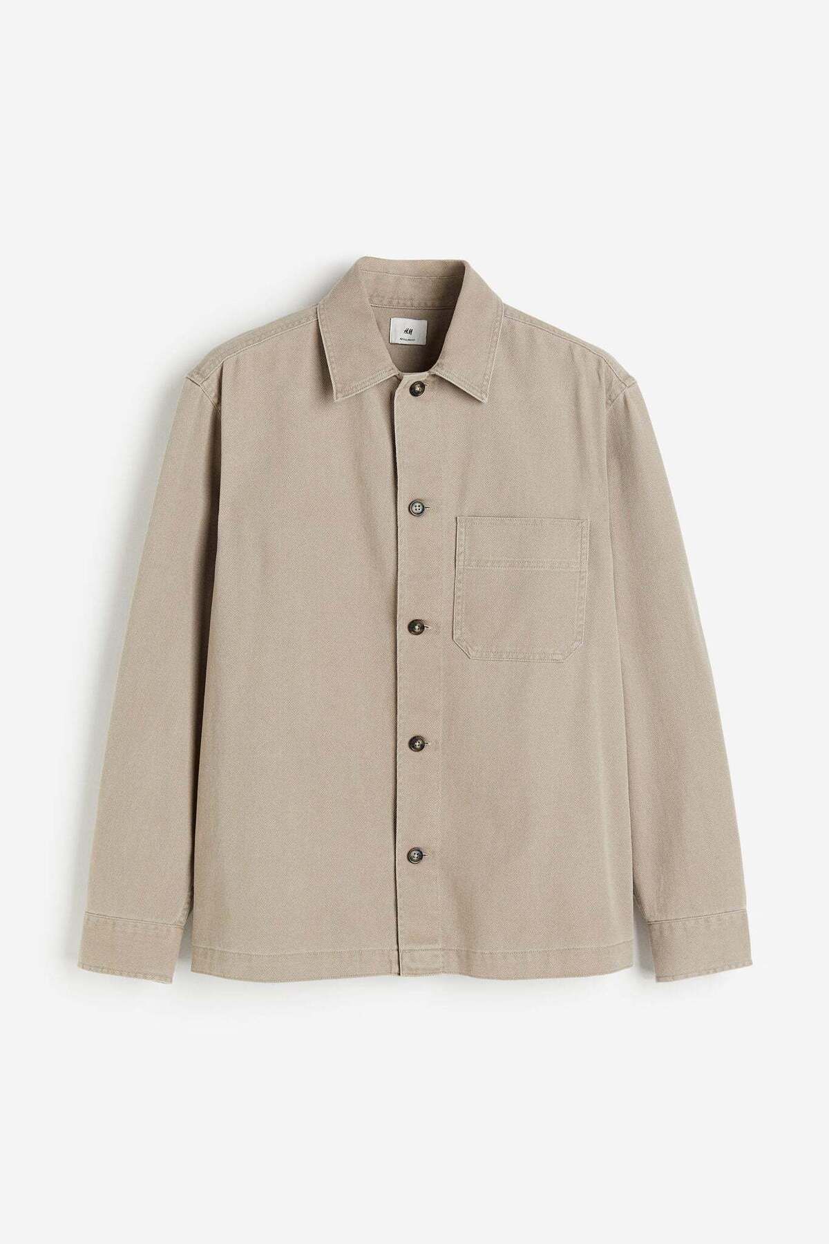 H&M-Regular Fit Twill shacket 2