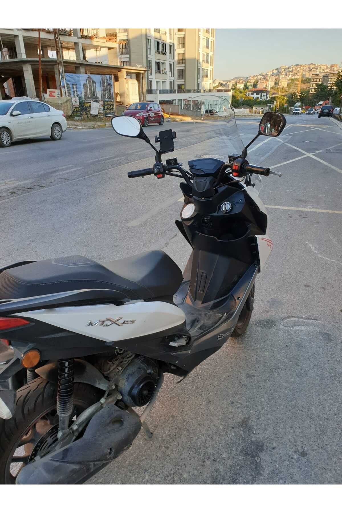 Motolüx Mtx 125 Siperlik Ön Cam 2022-2025 Model 65cm Şeffaf Renkli 4mm ORTA BOYLU CAM