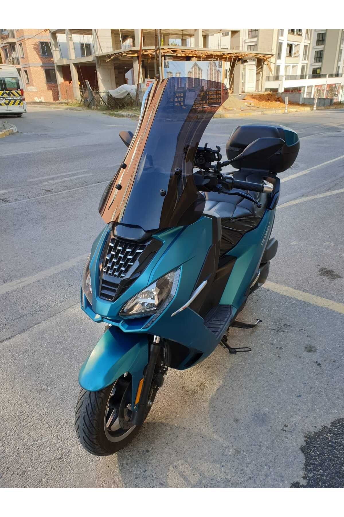 Peugeot Pulsion 125 Siperlik Ön Cam 2022-2025 Model 68cm Siyah Renkli 4mm