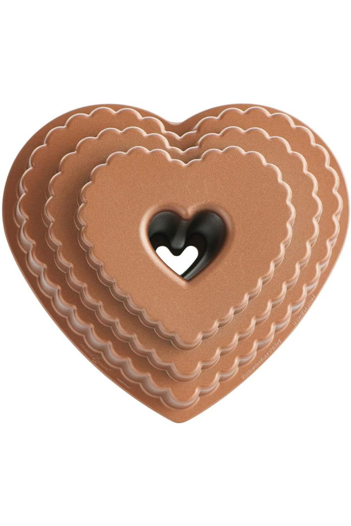 STOREMAX lbstorex Ware Cast Bundt Bakeware Katmanlı Kalp, 12 Bardak, Şekerleme Newdsng 1116818