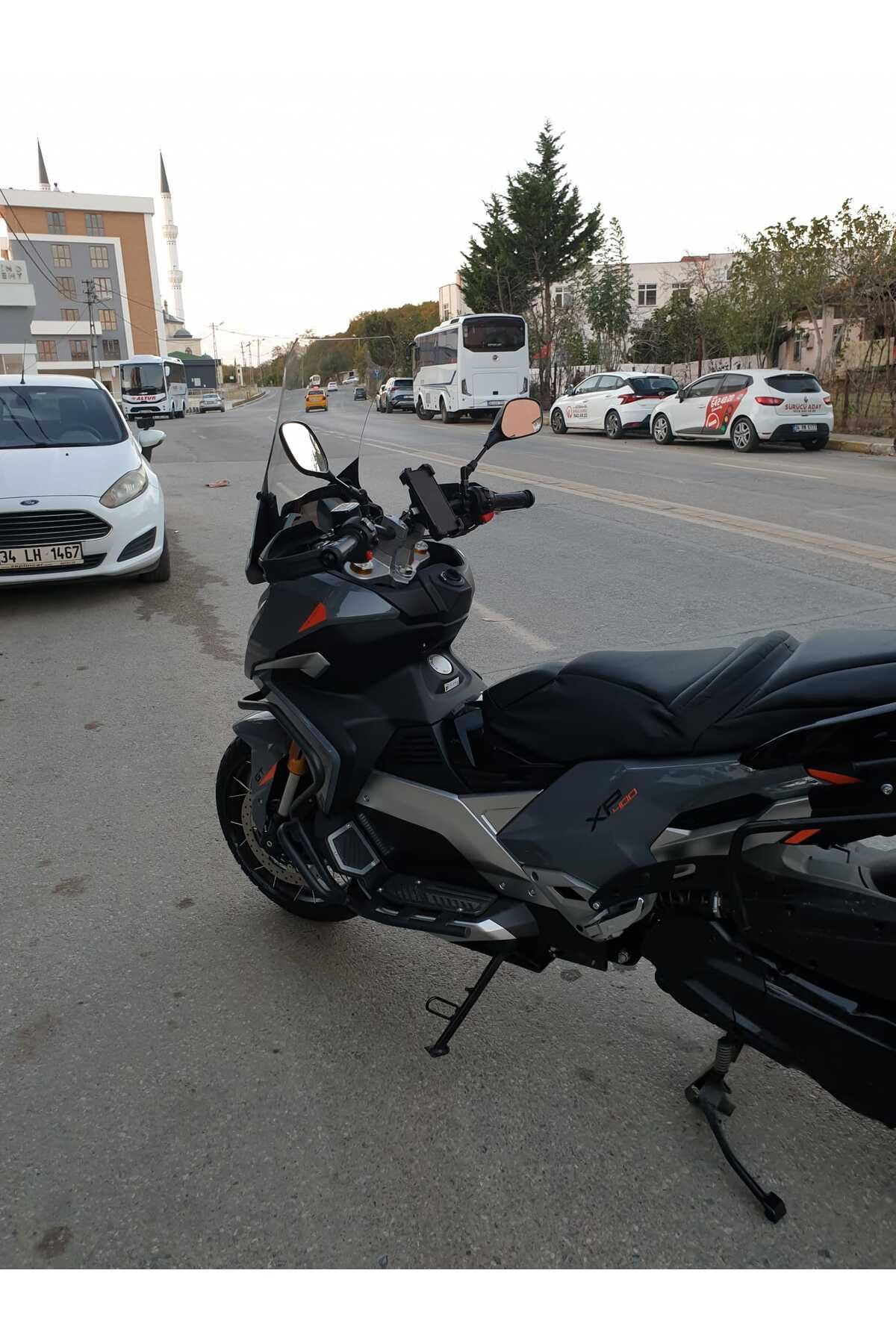 Peugeot XP 400 Siperlik Ön Cam 2023-2025 Model 61cm Şeffaf Renkli 4mm ORTA BOYLU CAM