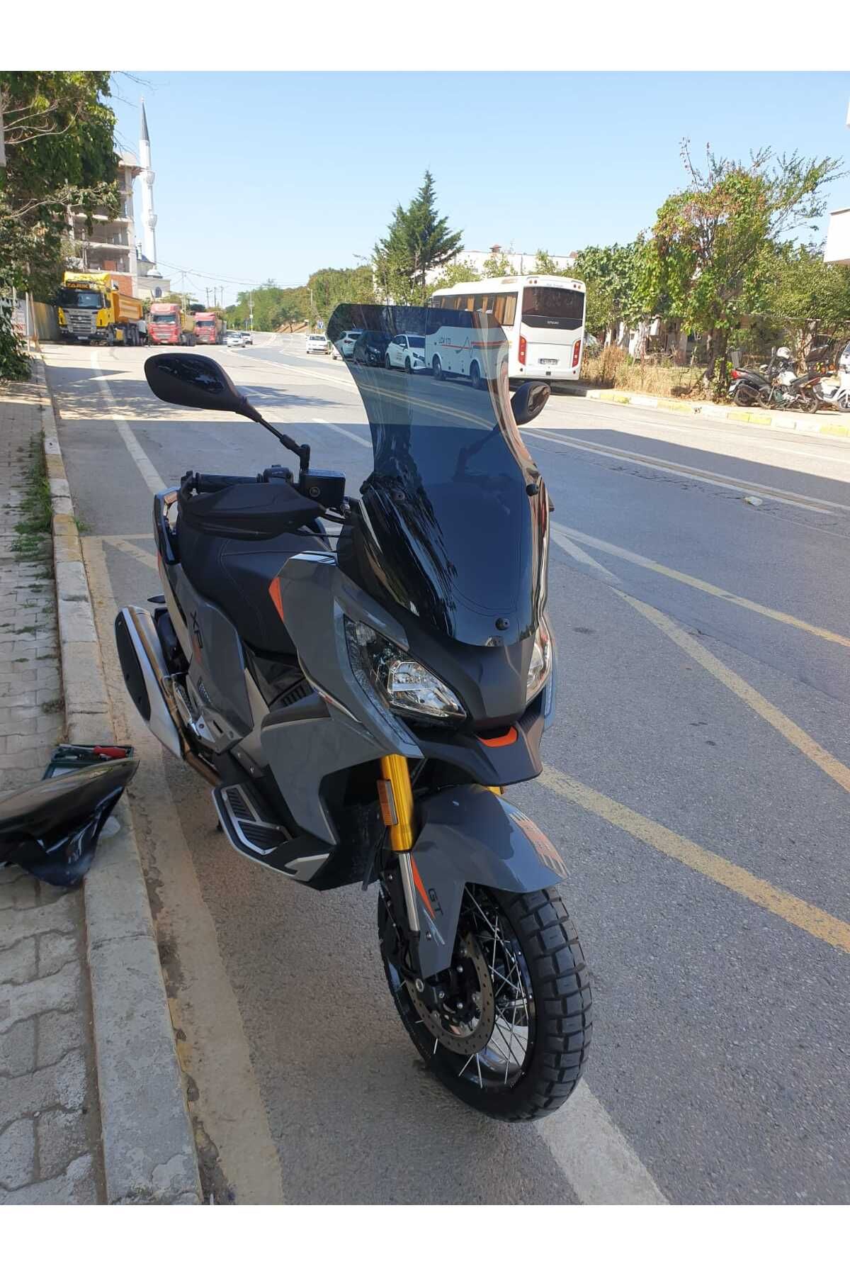 Peugeot XP 400 Siperlik Ön Cam 2023-2025 Model 61cm Siyah Renkli 4mm ORTA BOYLU CAM