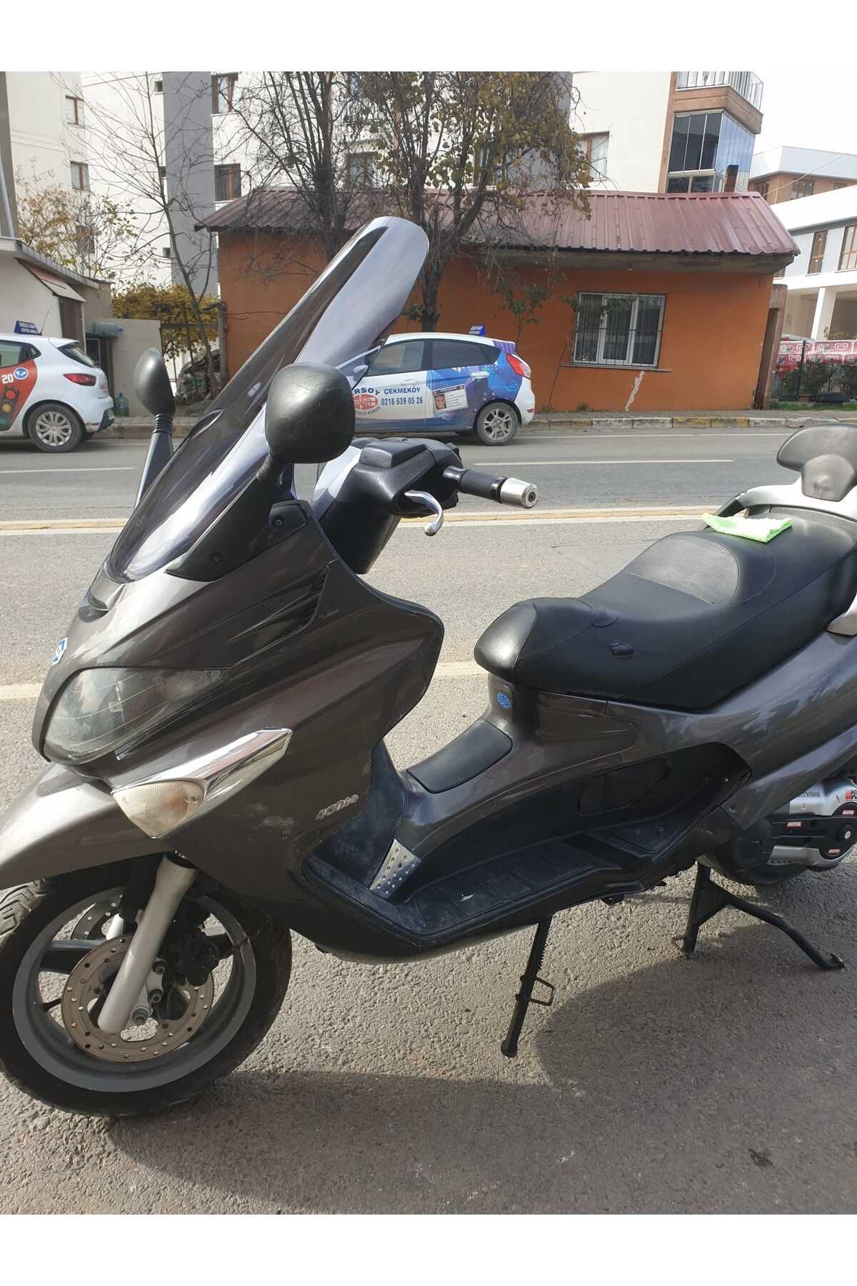 Piaggio X Evo 250-400 Siperlik Ön Cam 2009 2016 Model 58cm Füme Renkli 4mm