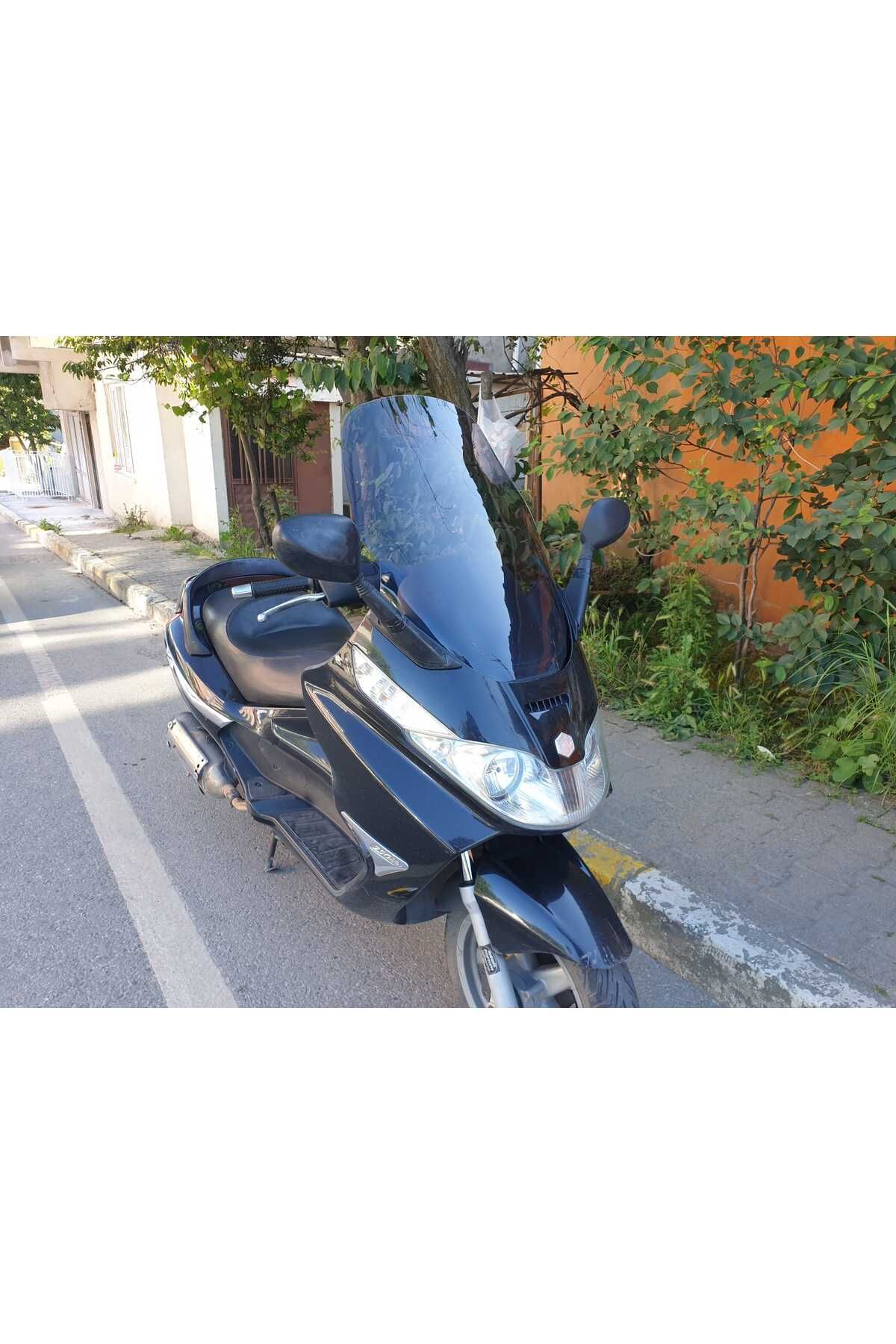 Piaggio X8 200 Siperlik Ön Cam 2004 2006 Model 70cm Füme Renkli 4mm