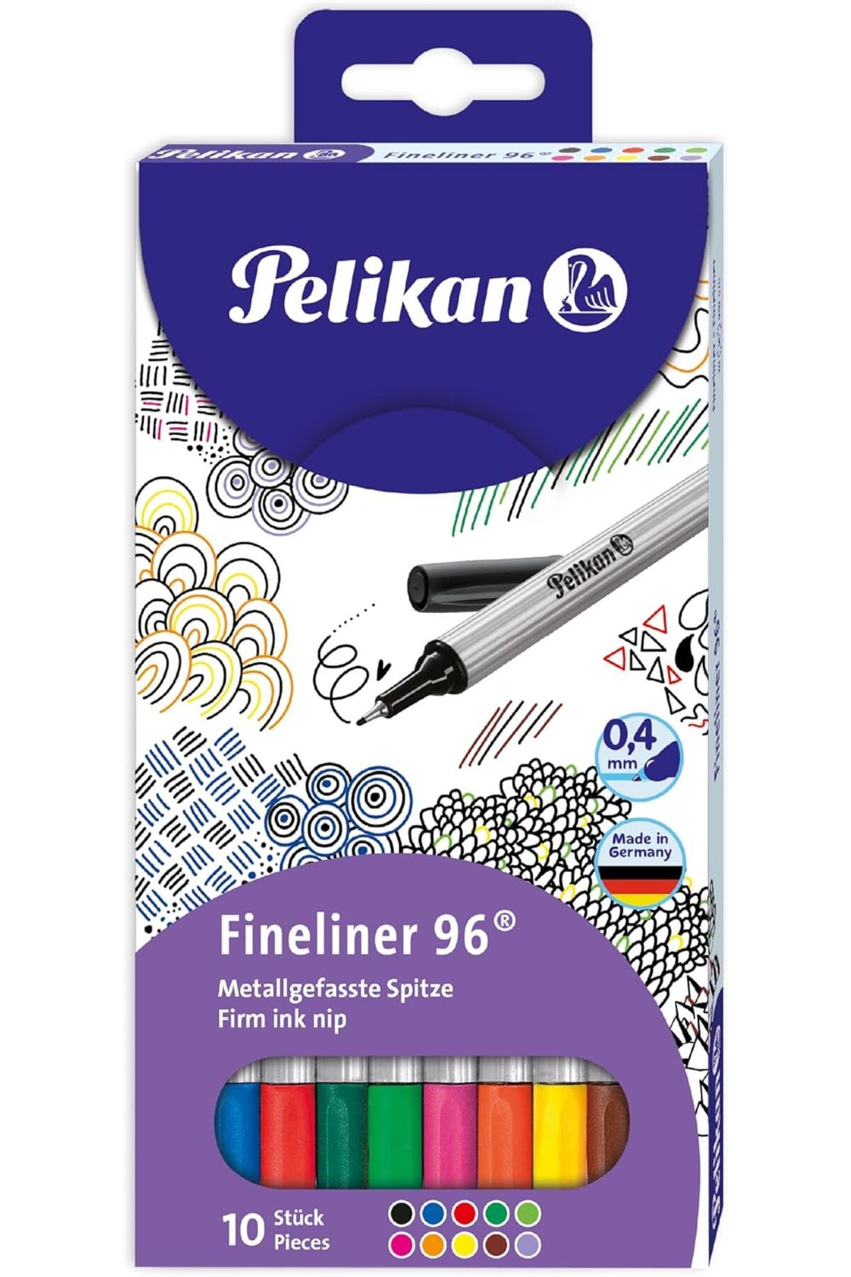 STOREMAX Erhnshp Fineliner 96 çeşitli 10'lu-Kılıf rnbuyshop 995340