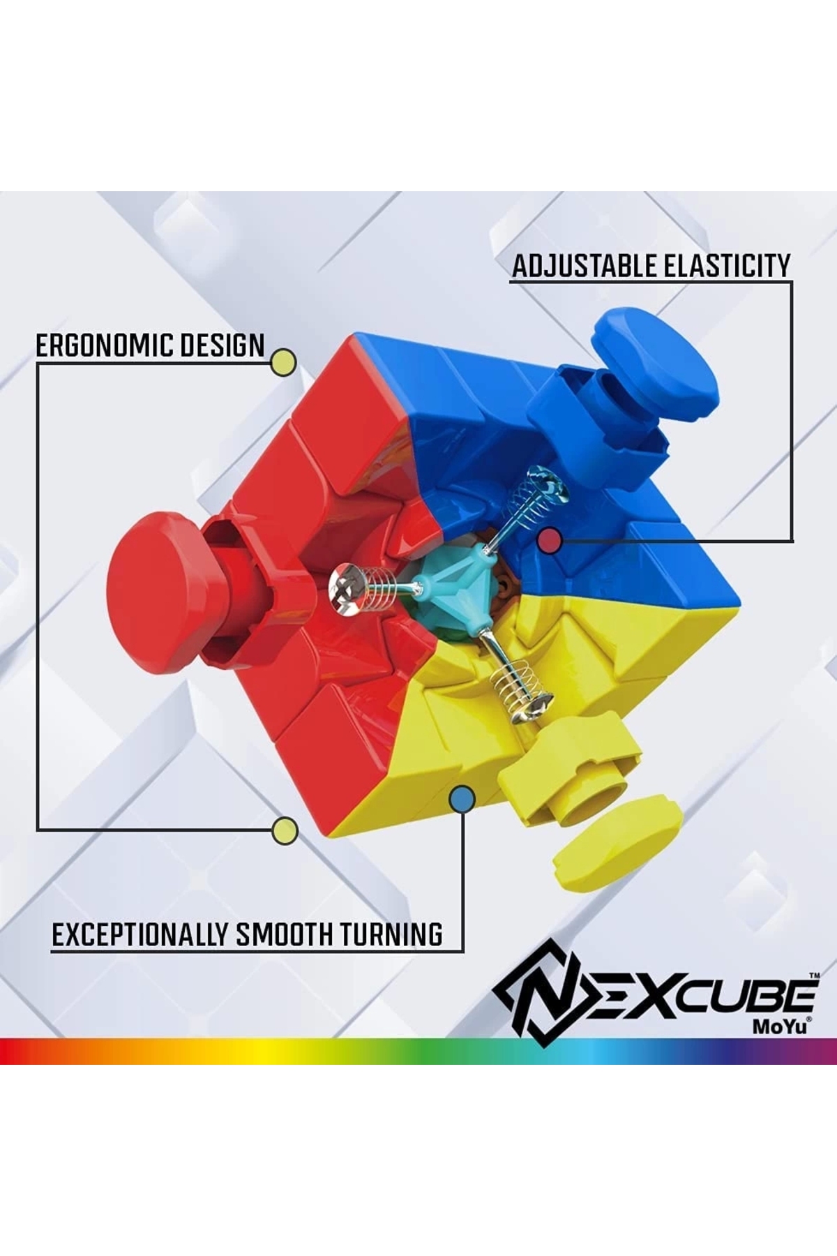 کیوب کلاسیک اصلی Nexcube 3×3 (بسته کوچک) – کیوب سرعت Nexcube – کیوب هوشمند کلاسیک 3×3 Nexcube