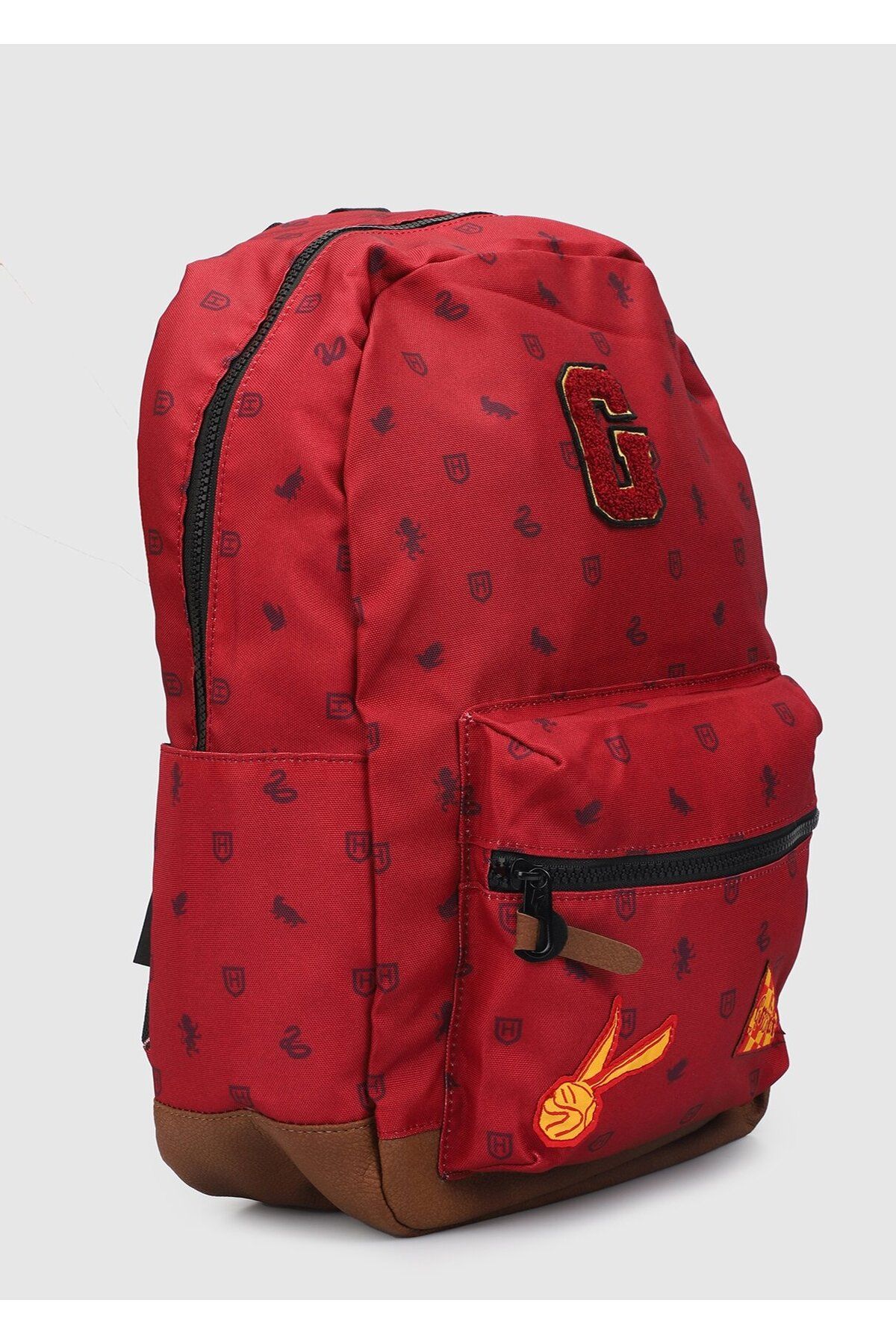 Harry Potter-1370 Model Claret Red Backpack 2