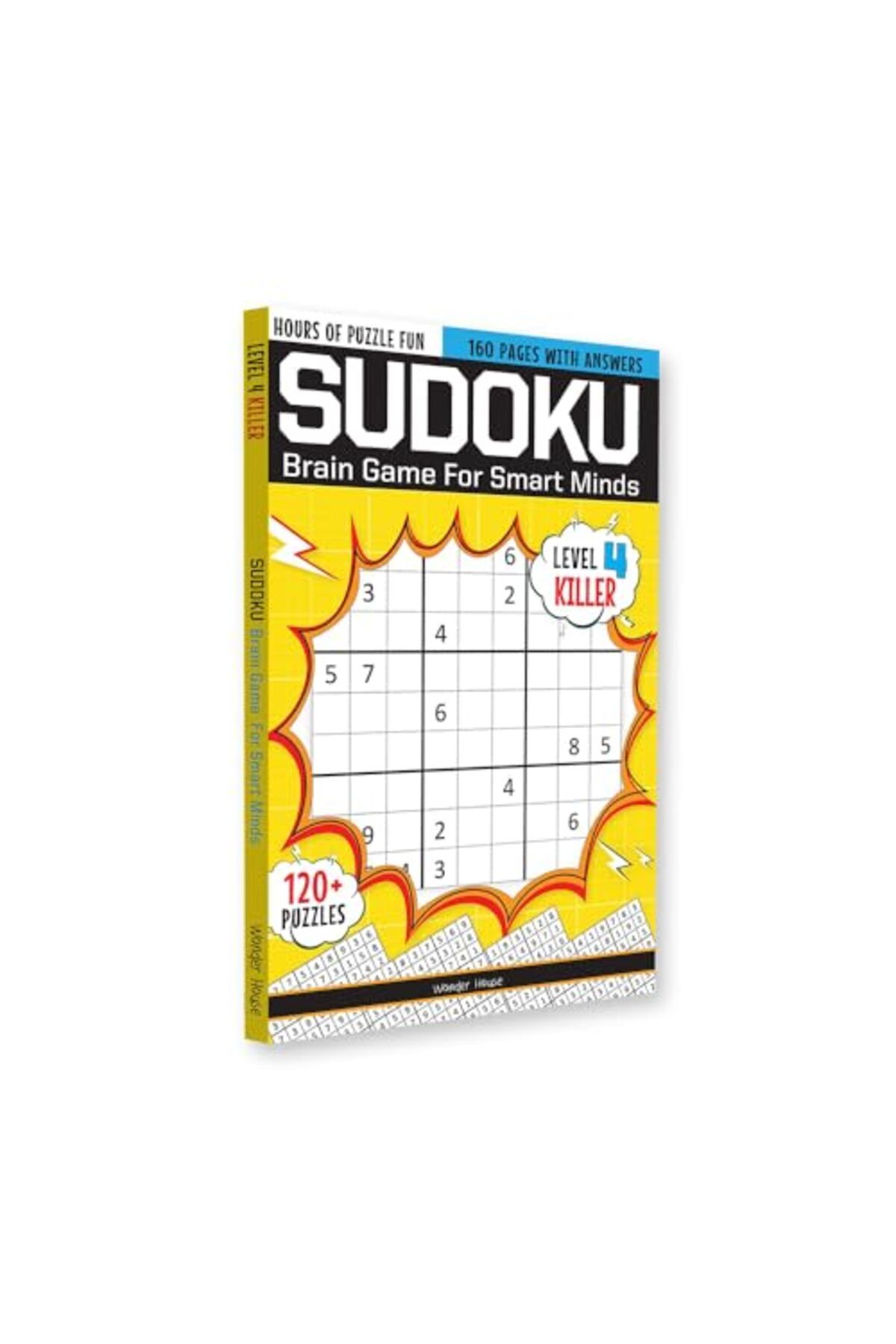 Wonder House Books-Sudoku Brain Games For Smart Minds Level 4 Killer Brain Booster Puzzles For Kids 120 Fun Games 1