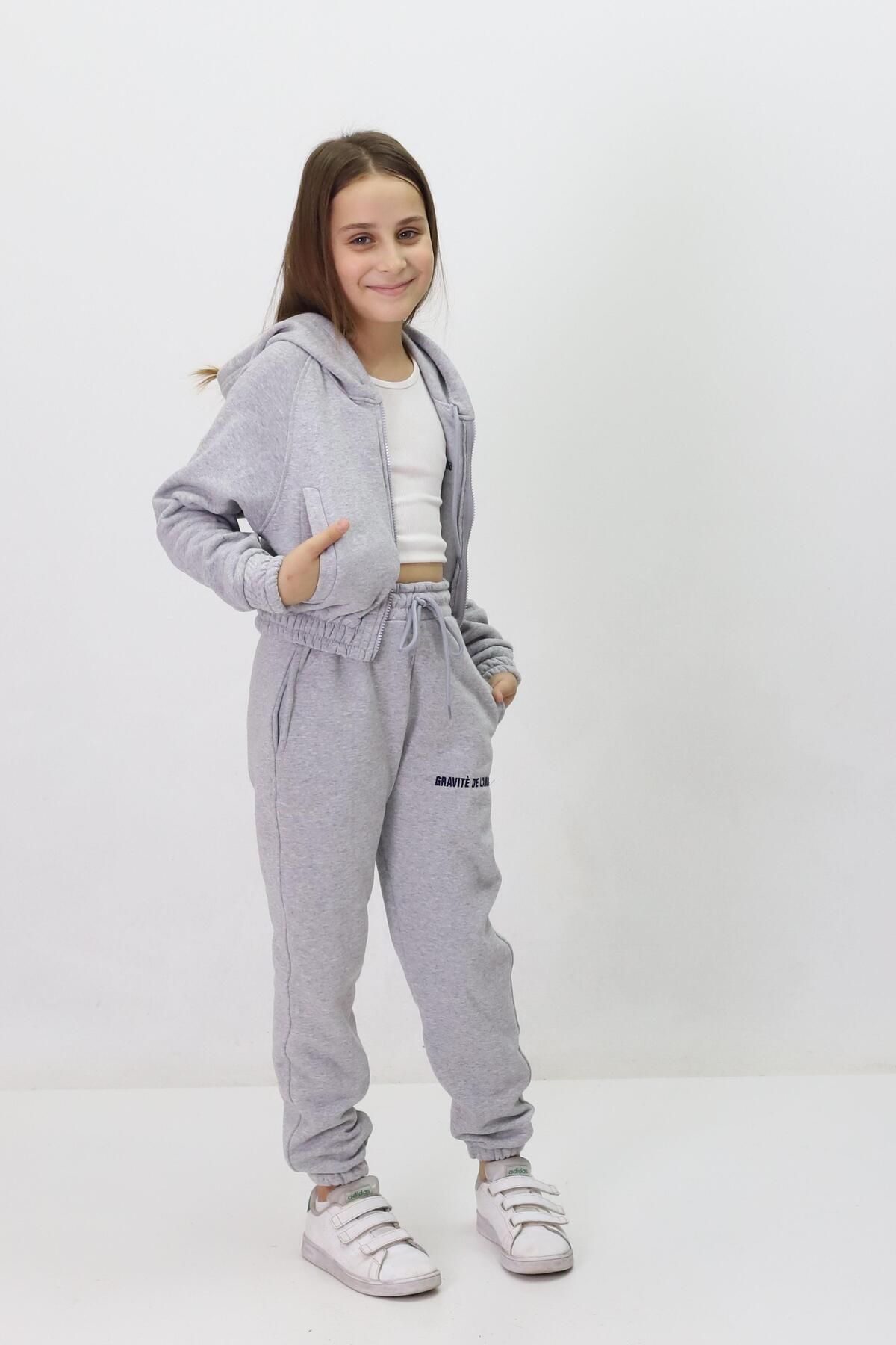 Fox Life Kids-Dámská tepláková souprava Fox Moda pro děti - Mother Daughter 3 Příze s kapucí 7