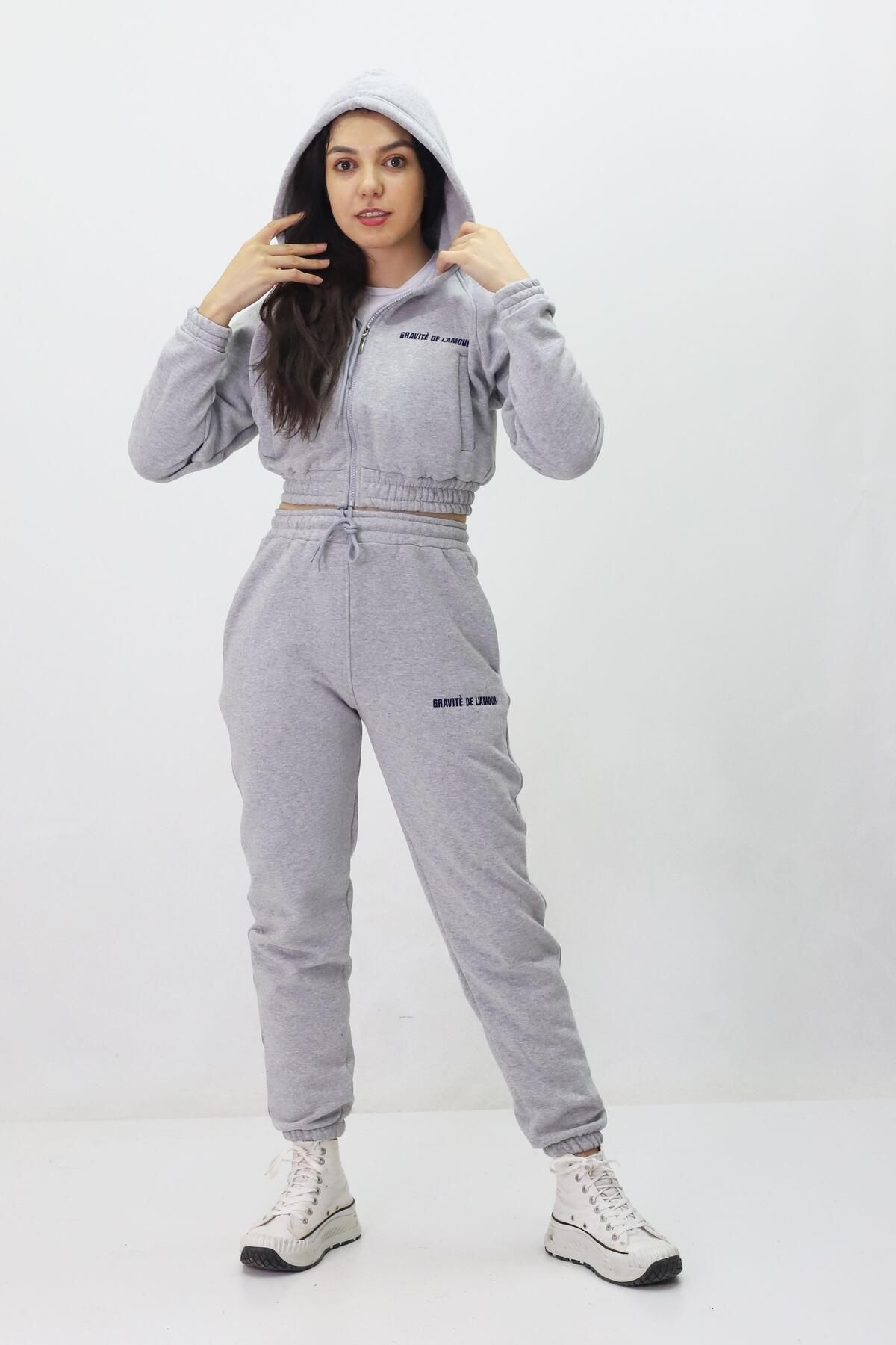 Fox Life Kids-Dámská tepláková souprava Fox Moda pro děti - Mother Daughter 3 Příze s kapucí 5