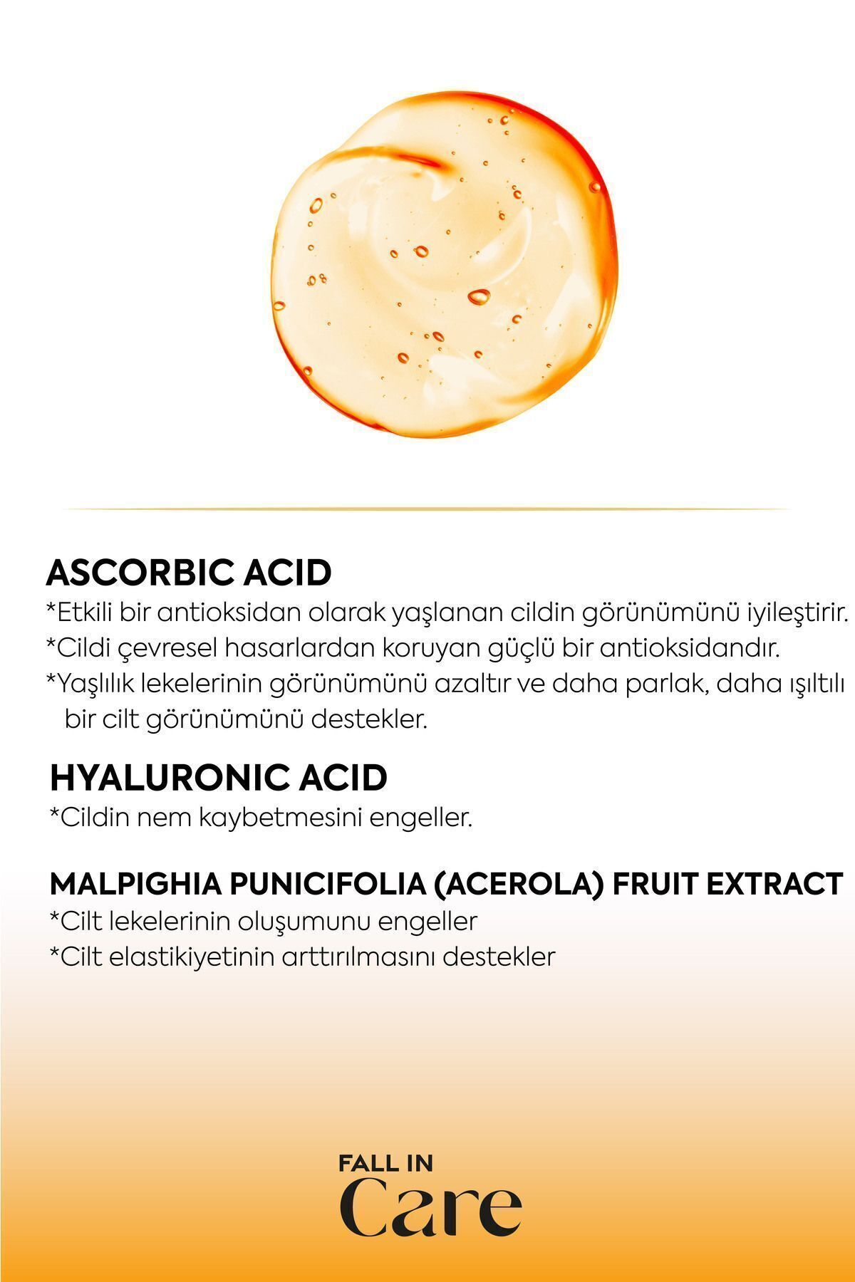 Vitamin C , Aydınlatıcı Ve Leke Karşıtı Ton Eşitleyici Cilt Bakım Serumu %20 Ascorbic Asit , 30 ml — FICVCS01 — تصویر 6 از 8