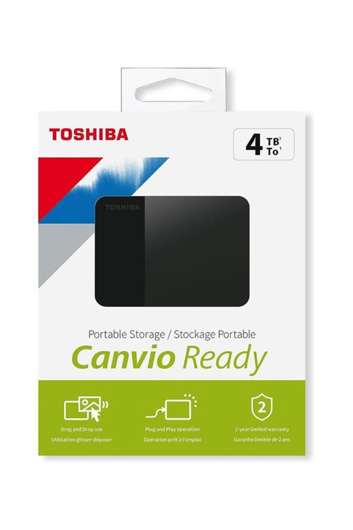 Hedef Market 4TB CANVIO READY 2.5" USB3.2 TOSHIBA HDTP340EK3CA