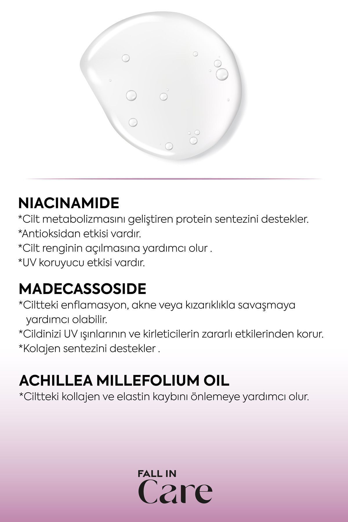 Niacinamide Serum, Siyah Nokta ve Sivilce Karşıtı, Gözenek Sıkılaştırıcı Cilt Bakım Serumu, 30ml — FICNS01 — تصویر 6 از 8
