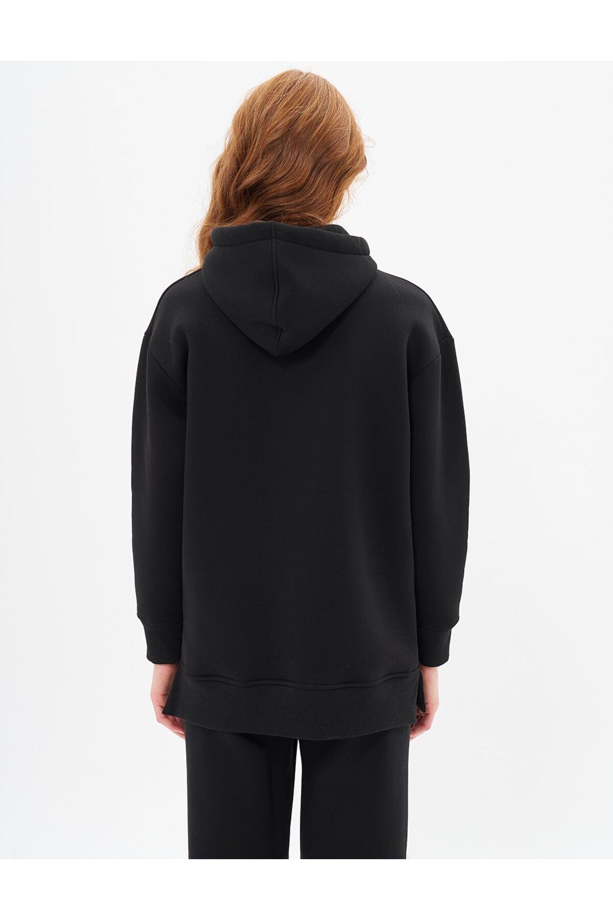 Kayra-Black Hooded Sweatshirt 7