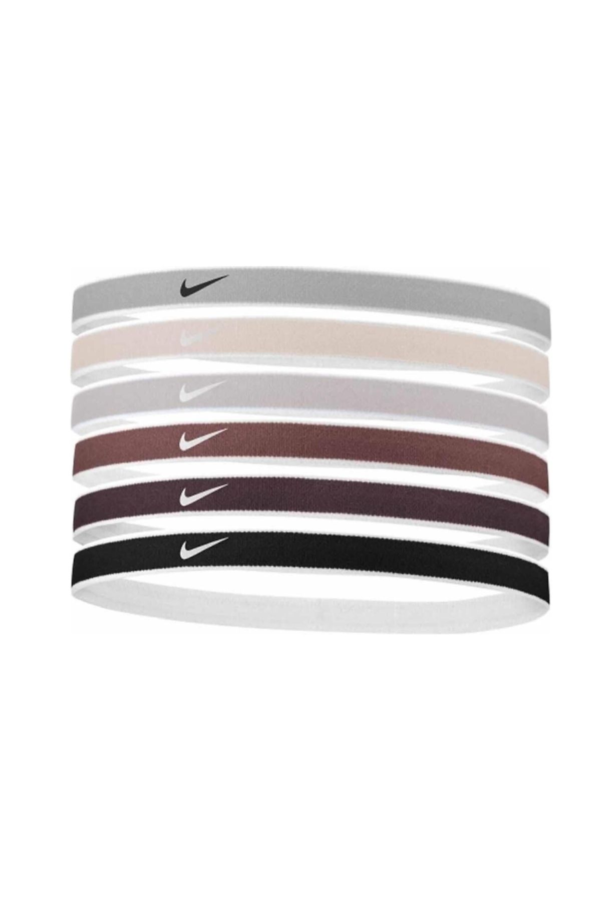 Nike Swoosh Sport Headbands 6 PK Metallic Saç Bandı N.100.2021.137.OS