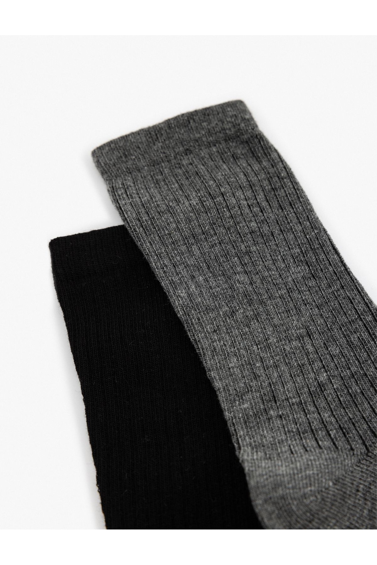 Koton-Set of 2 Basic Multicolored Socks 3
