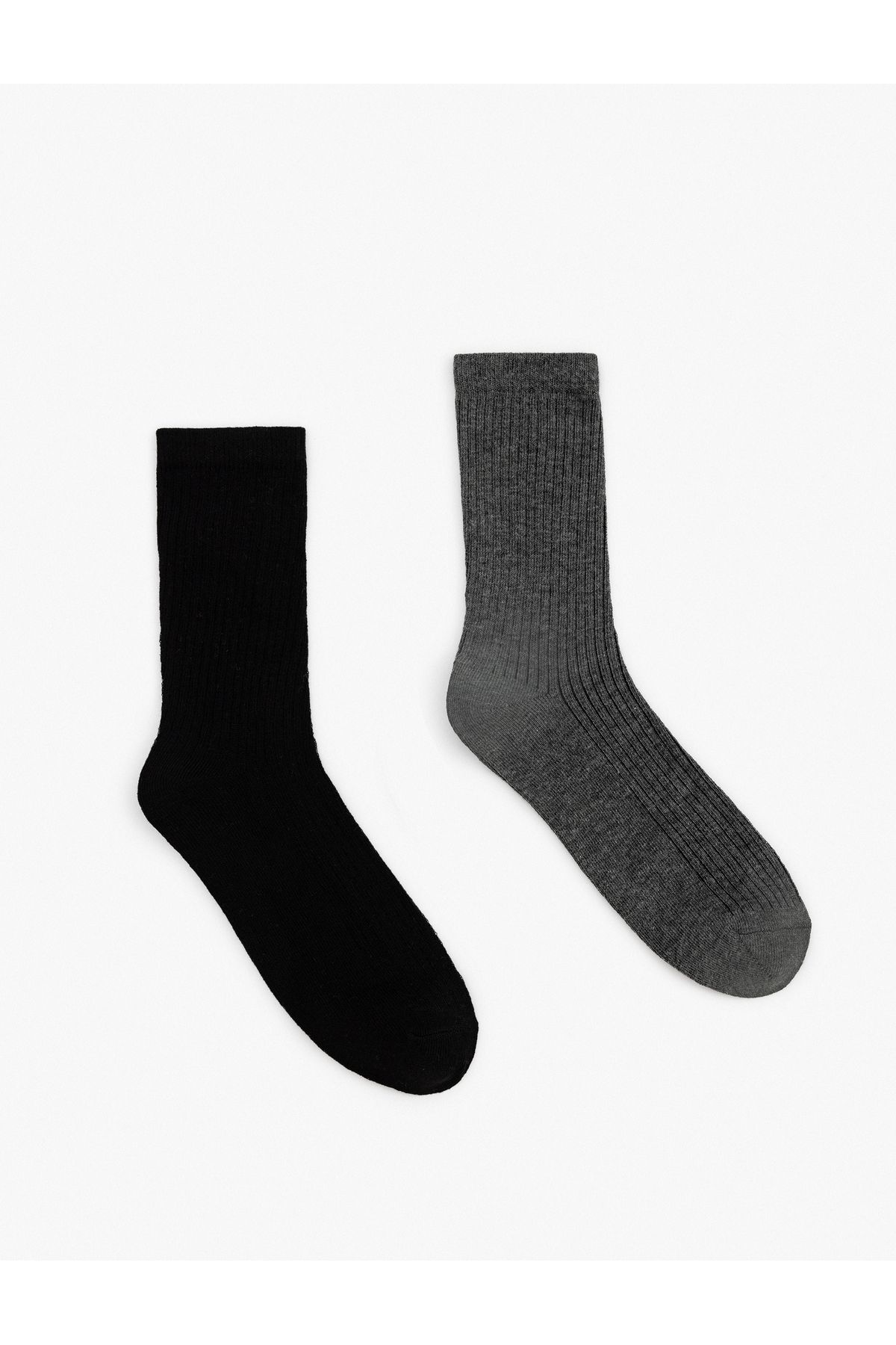 Koton-Set of 2 Basic Multicolored Socks 1