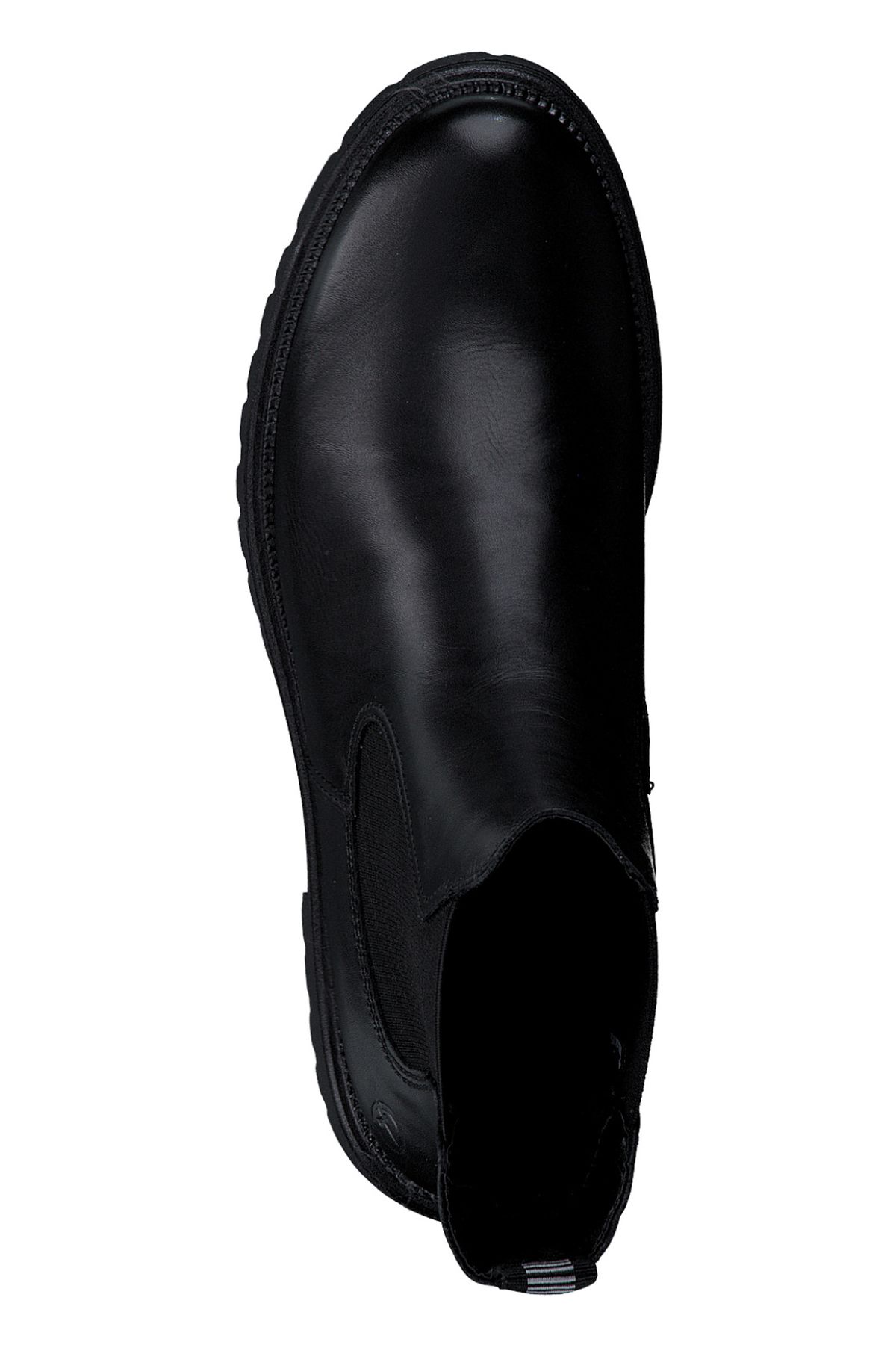Tamaris-Damen Elegante Stiefelette 1-25427-41 Schwarz 001 Černá Leder mit TOUCH-IT 4