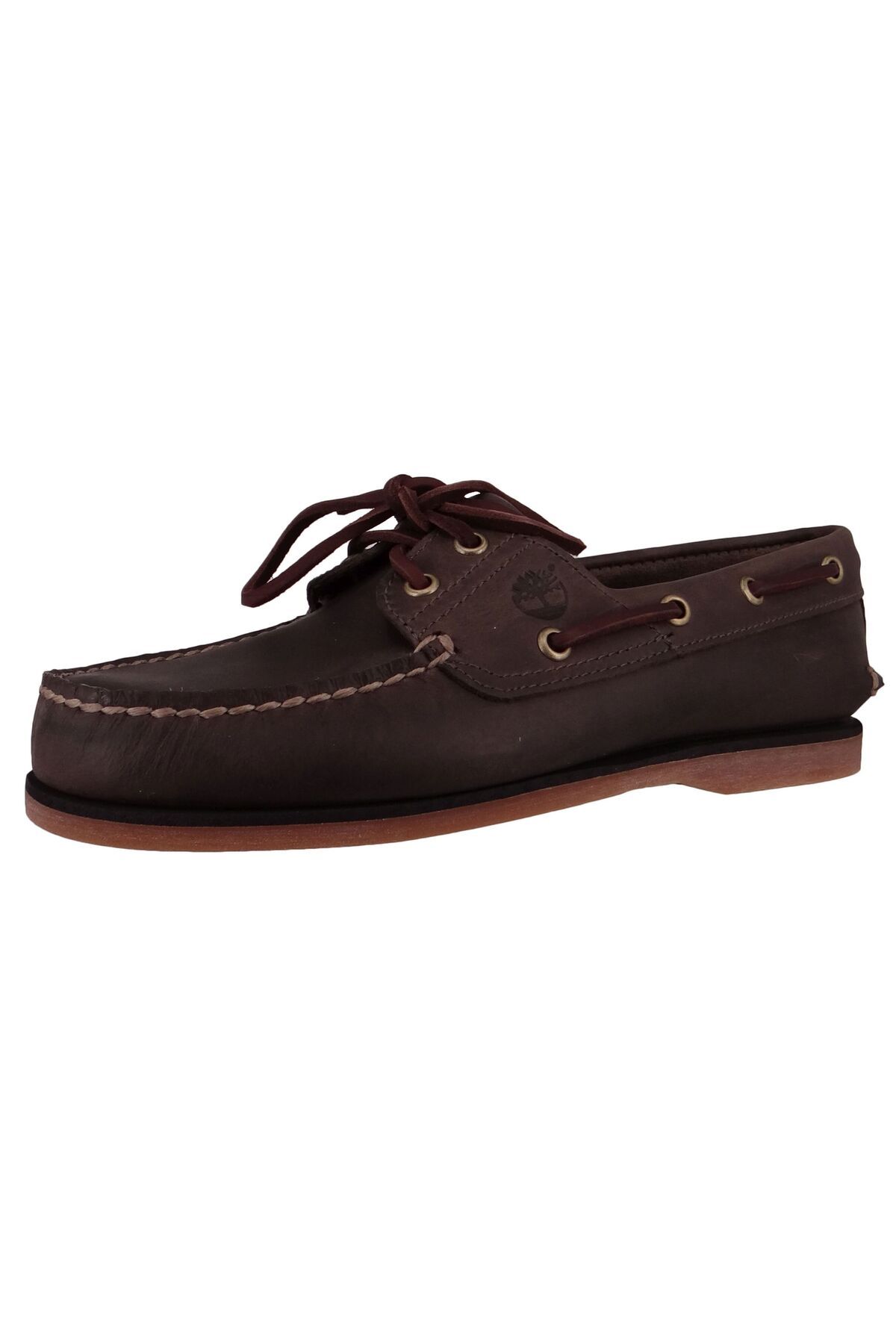 Timberland-Herren Segel-/Bootsschuhe Halbschuhe Classic Boat TB0A2GEREL71 Grau Medium Grey Leder 1