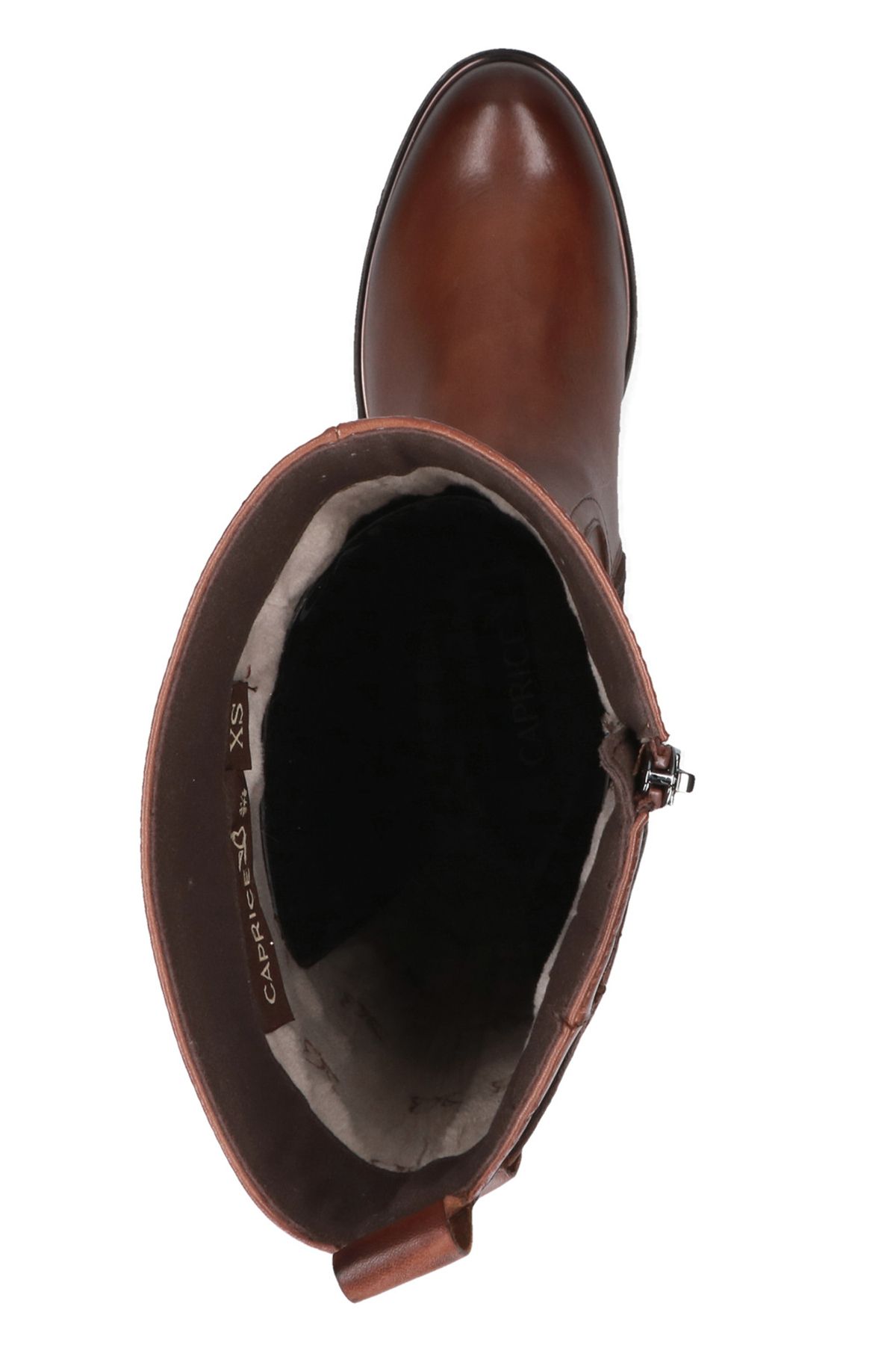 Caprice-Damen Elegante Stiefel 9-25507-43 Braun 303 Cognac Nappa Leder mit CAP Airmotion 4