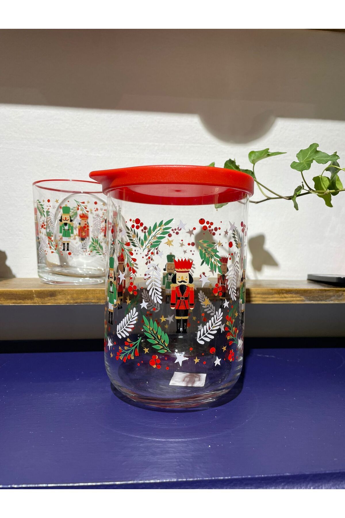 KAIZEN CONCEPT-1000 Cc Christmas Nutcracker Patterned Storage Container 3