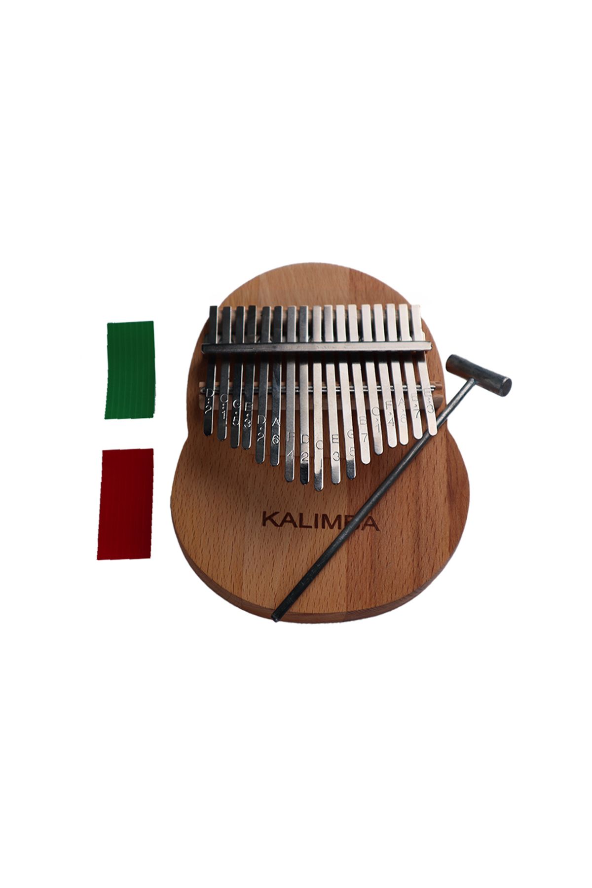 Alven HL-80 Full Ağaç 17 Tuşlu Ağaç Kalimba (METOD ÇANTA ÇEKİÇ FULL SET)