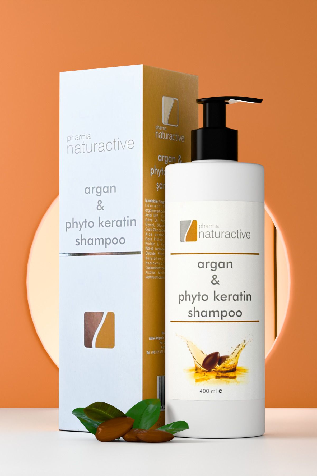 Pharmanaturactive-Pharma Naturactive Argan Oil and Phyto Keratin Shampoo 400 ml 7