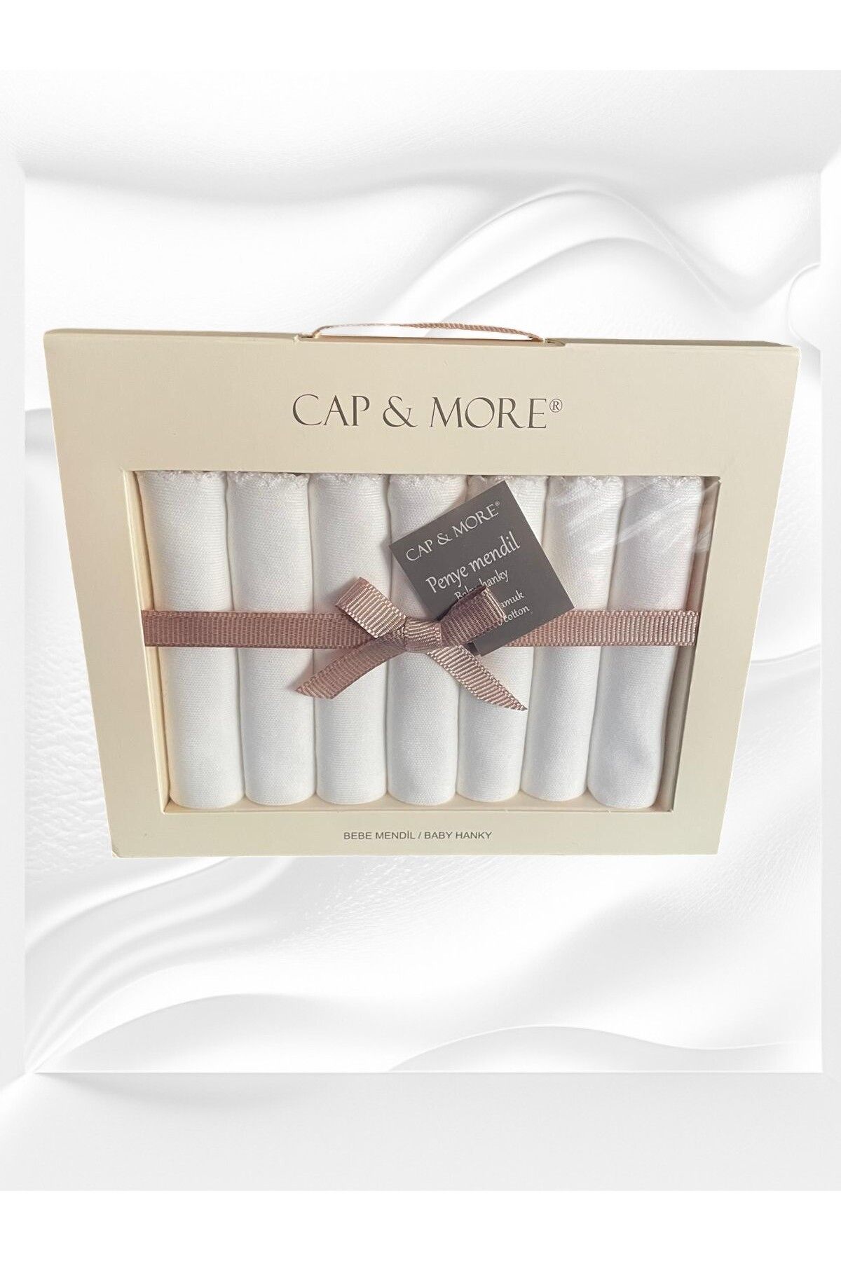 Cap & More %100 Pamuk Bebek Mendili 7'li Kutu