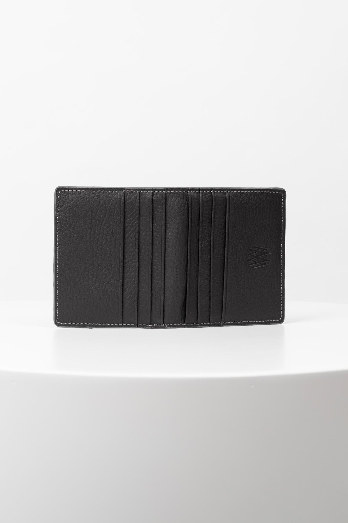 BAYDERİ Luis Unisex Hakiki Deri Kartlık