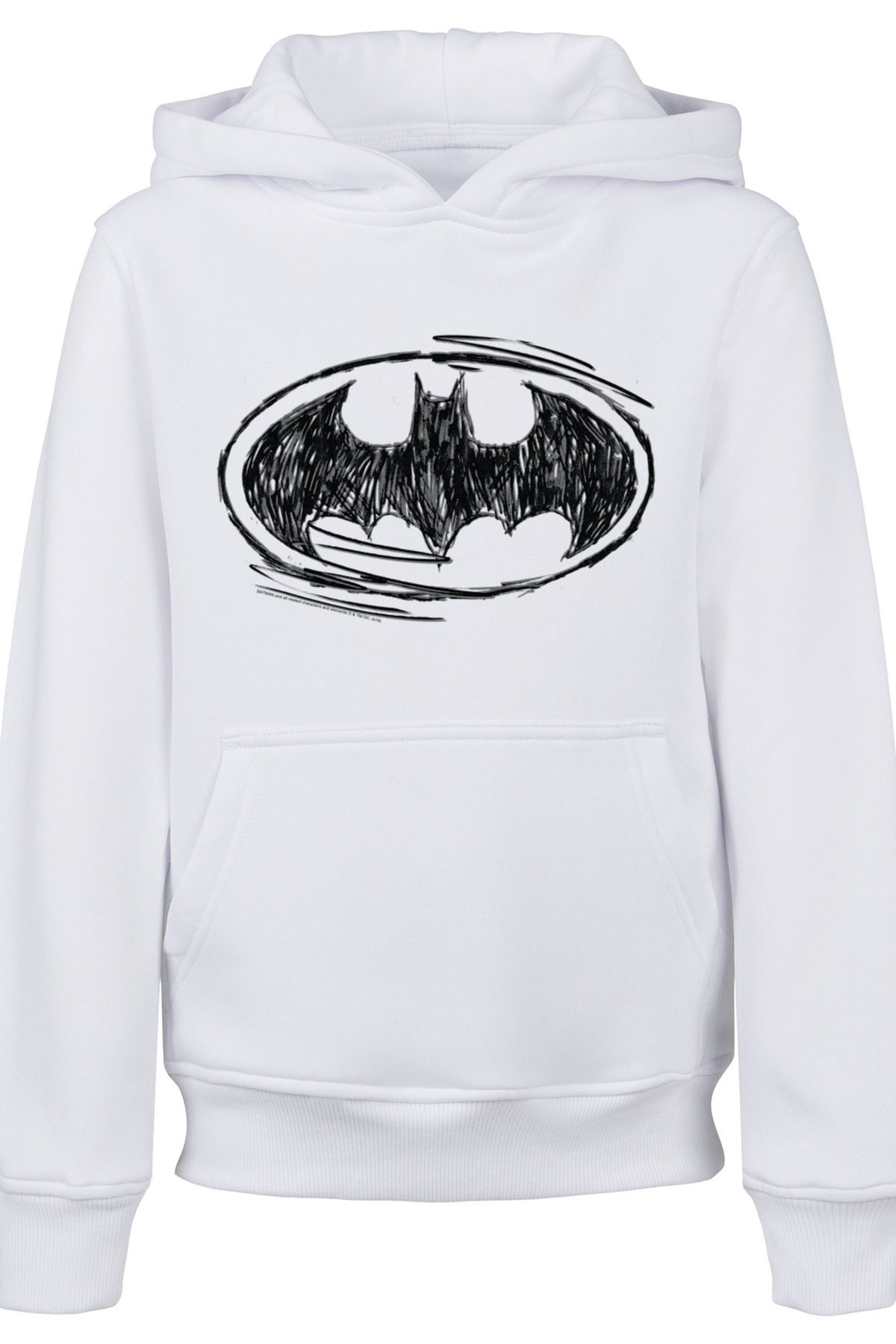 F4NT4STIC-Kinder Batman Sketch Logo und Batman mit Basic Kids Hoody 1