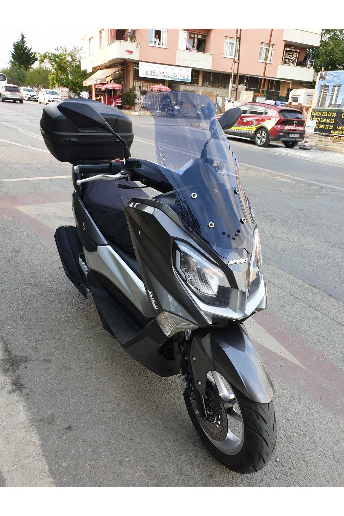 Revolt Rm5 Siperlik Ön Cam 2020 2021 Model 65cm Füme Renkli 4mm ORTA BOYLU CAM