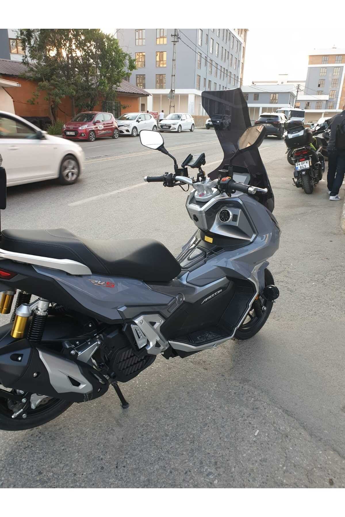 RKS Freccia 150 Siperlik Ön Cam 2022-2025 Model 78cm Siyah Renkli 4mm UZUN CAMModel